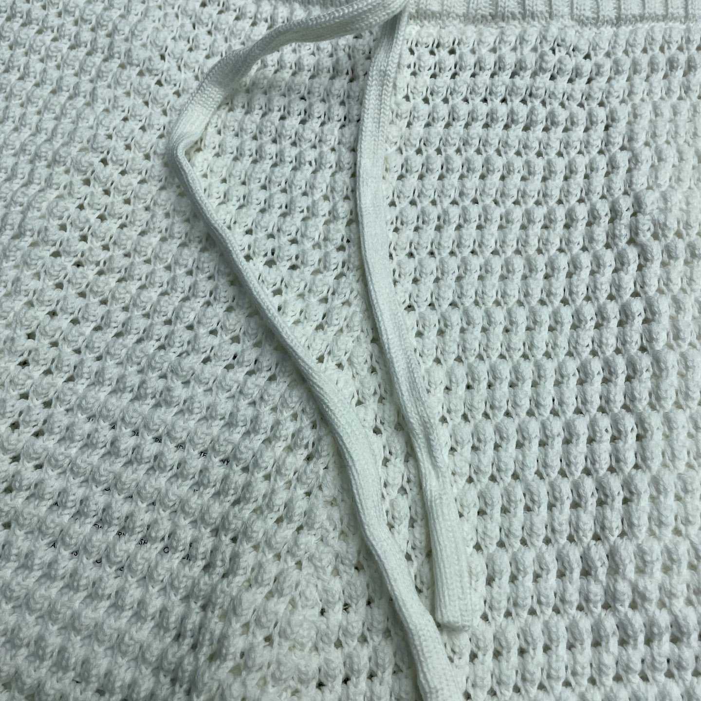 Casablanca Cotton Tennis Crochet Shorts    D0104 - FashionPlug