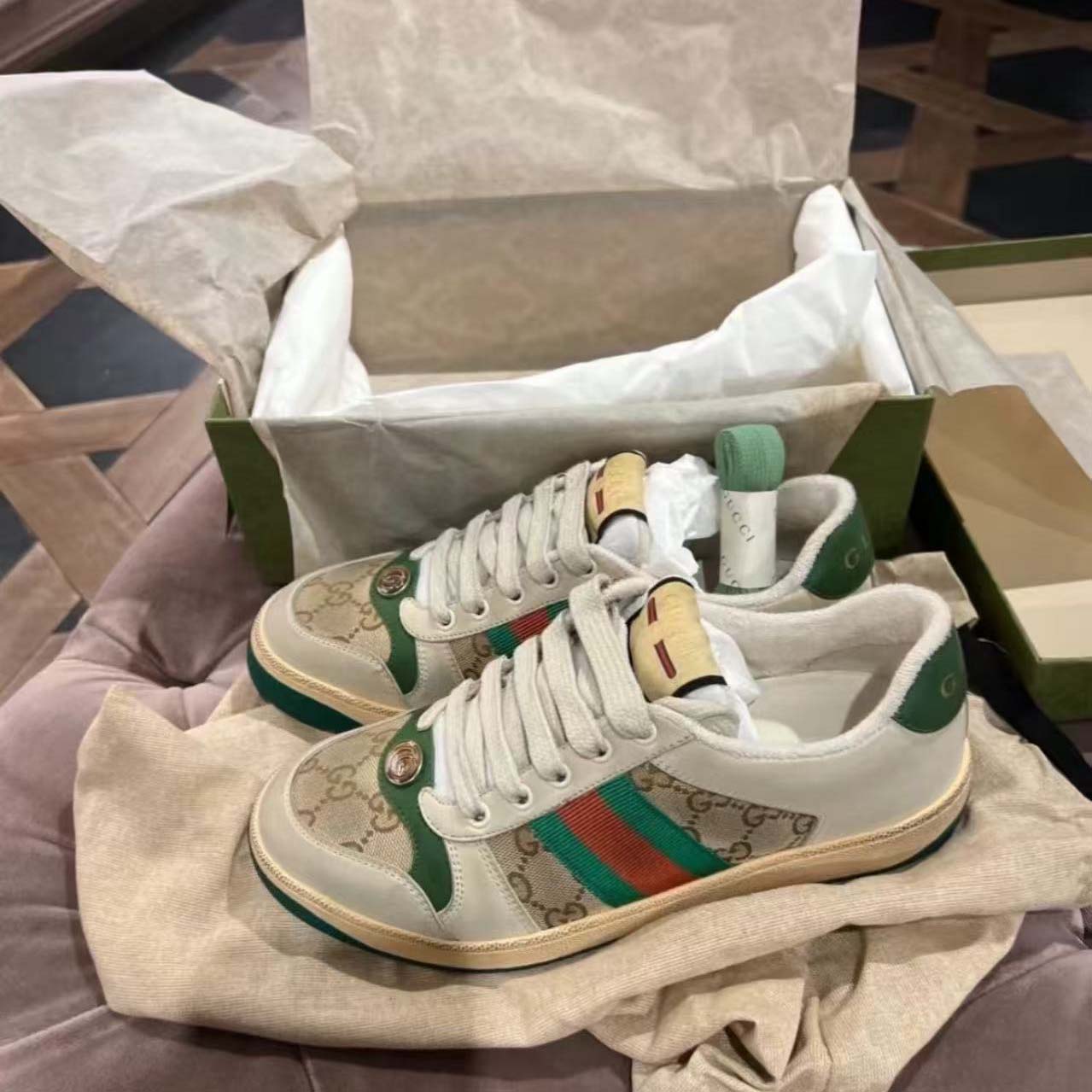 Gucci Screener Sneaker - FashionPlug