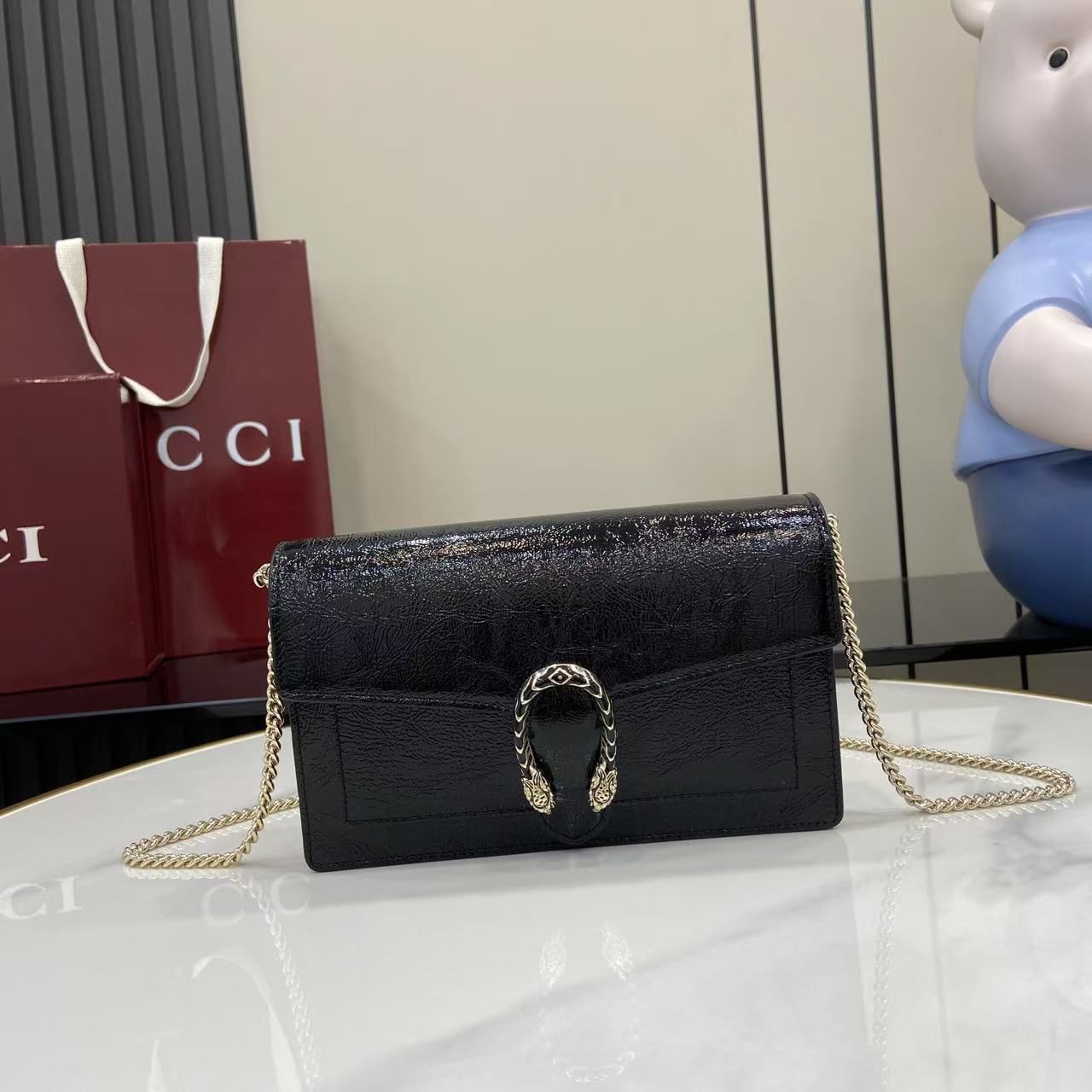Gucci Dionysus Wallet On Chain - FashionPlug