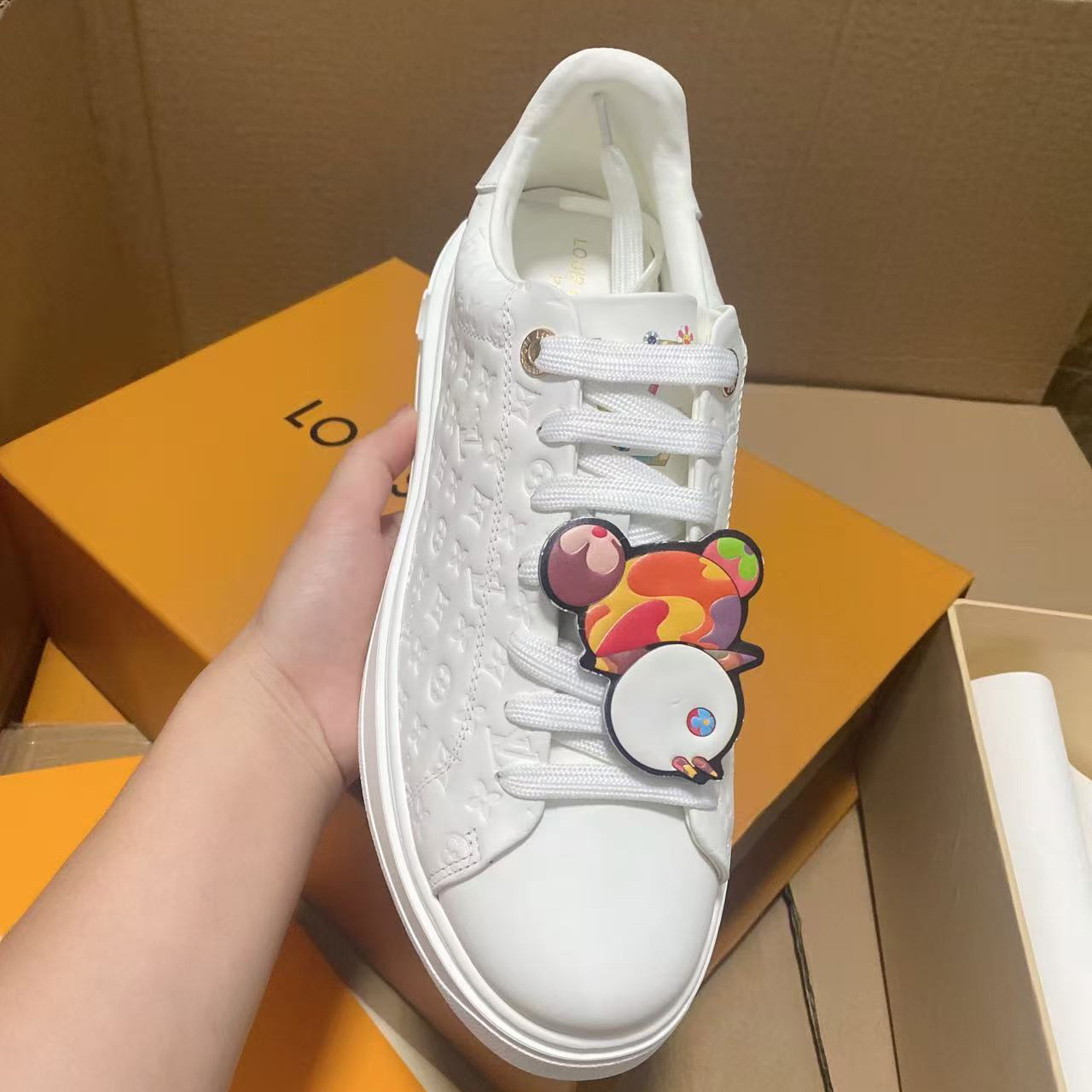 Louis Vuitton Time Out Sneaker    - FashionPlug