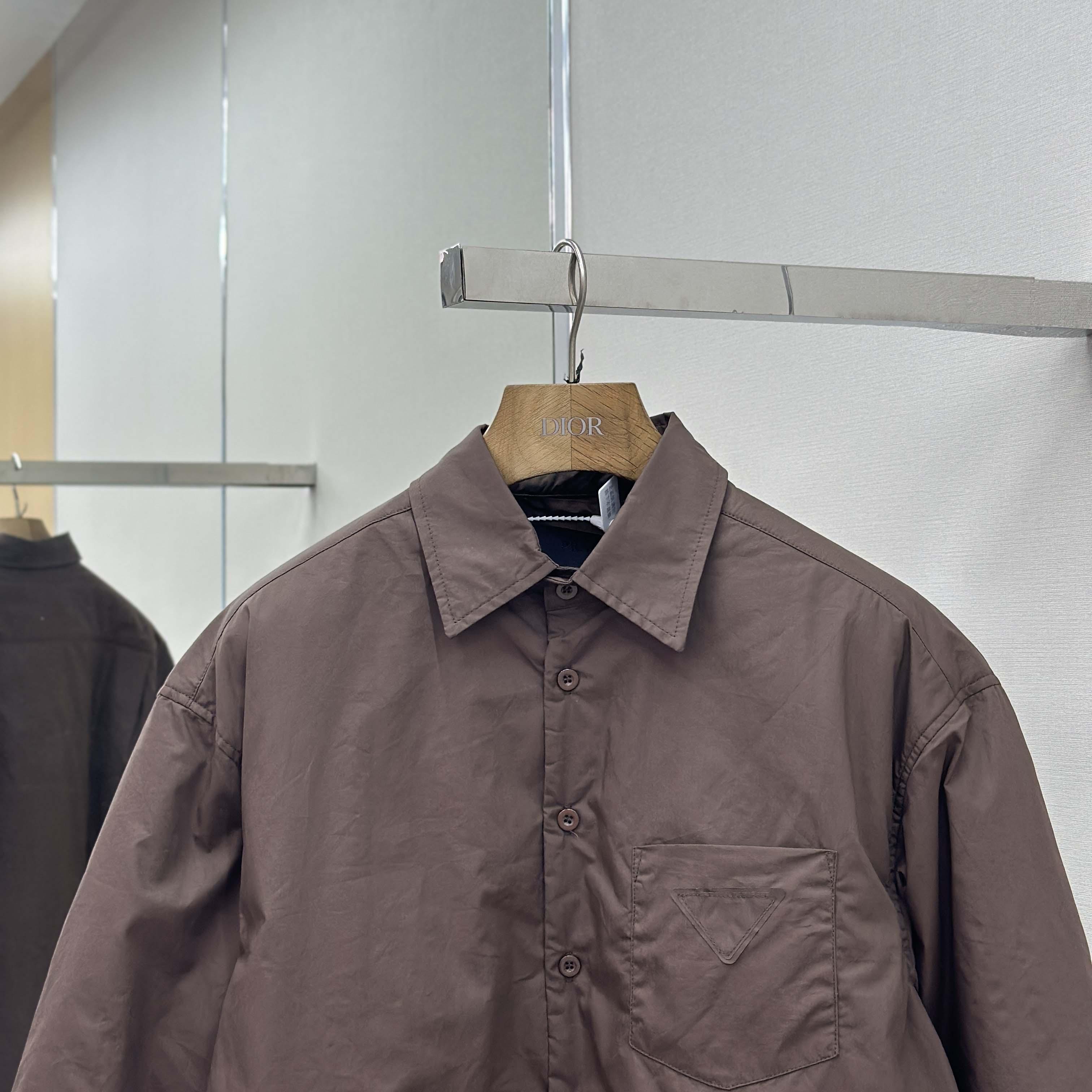 Prada Light Re-Nylon Shirt - FashionPlug
