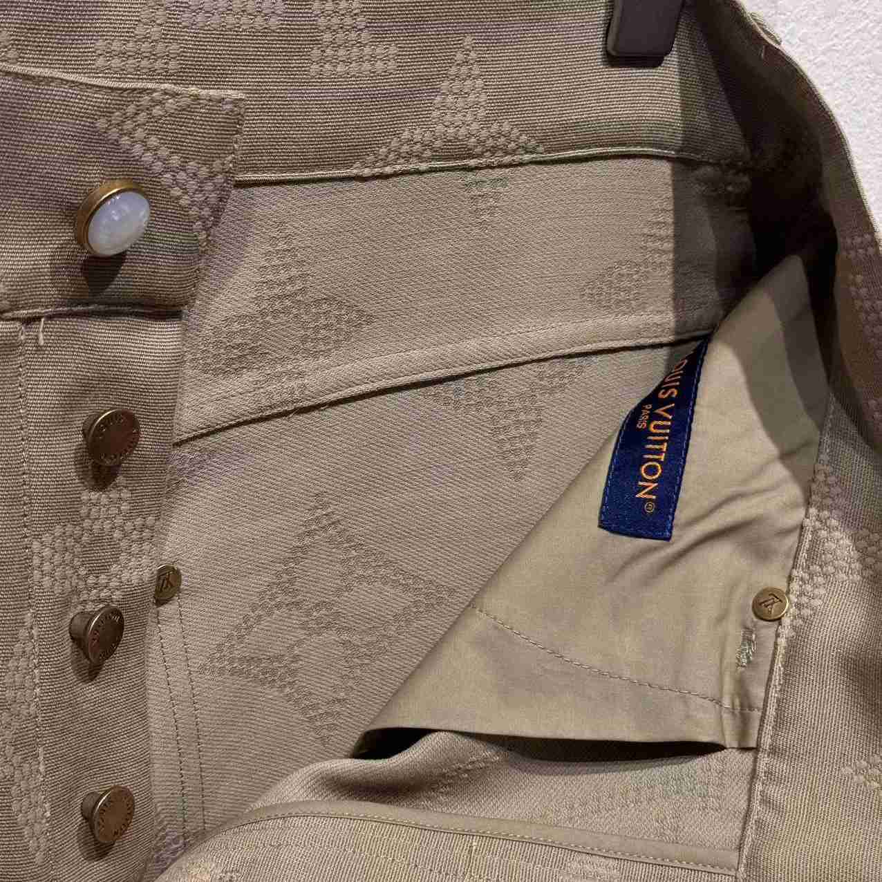 Louis Vuitton Monogram Embroidered Skate Pants     1AHBMA - FashionPlug