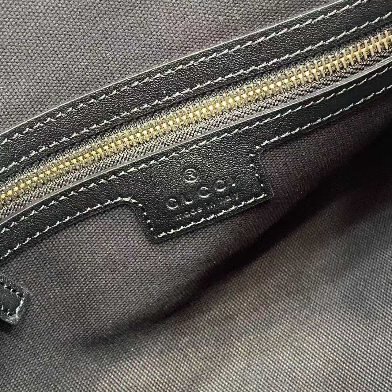 Gucci GG Emblem Medium Shoulder Bag - FashionPlug