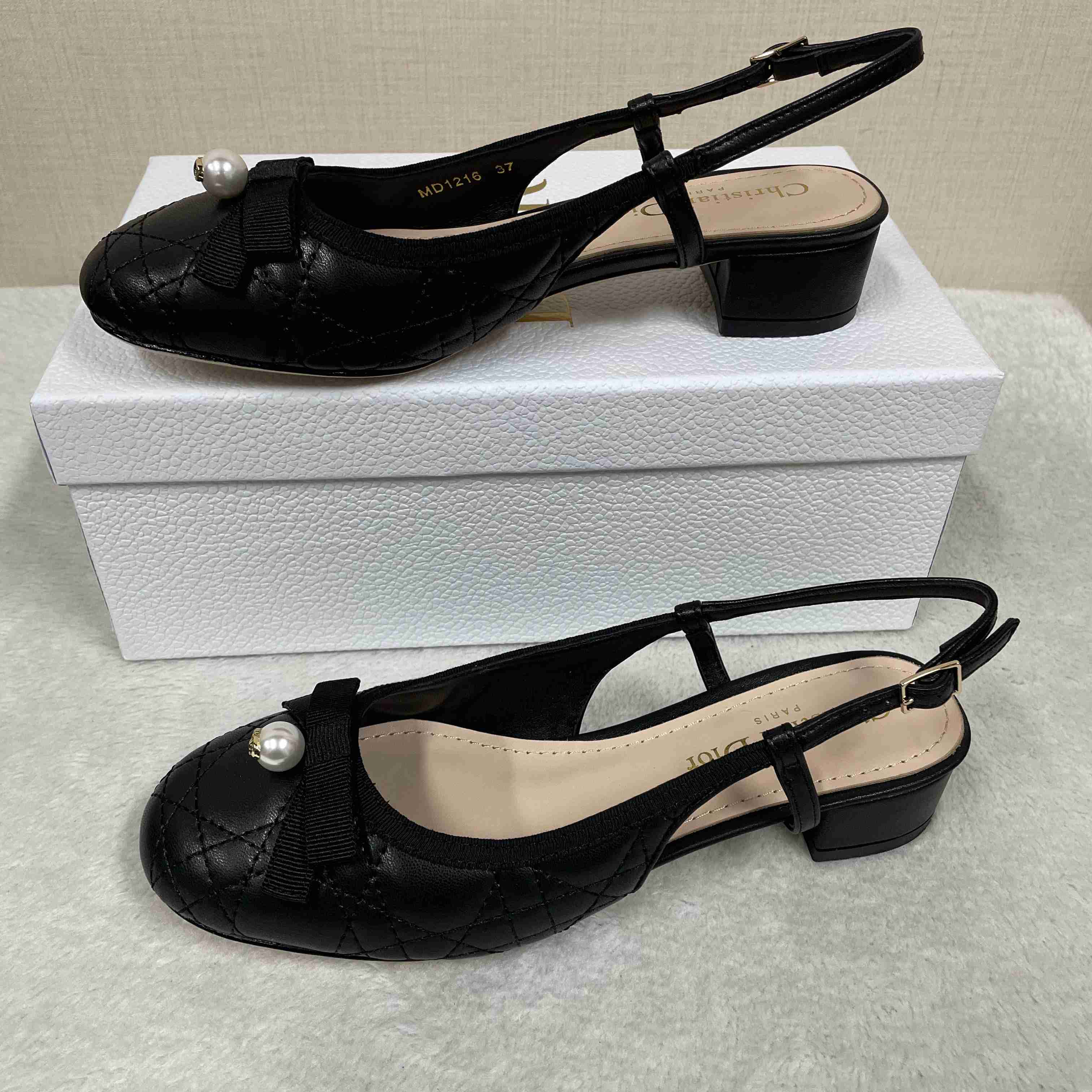 Dior Ballet Slingback Pumps   35mm - FashionPlug