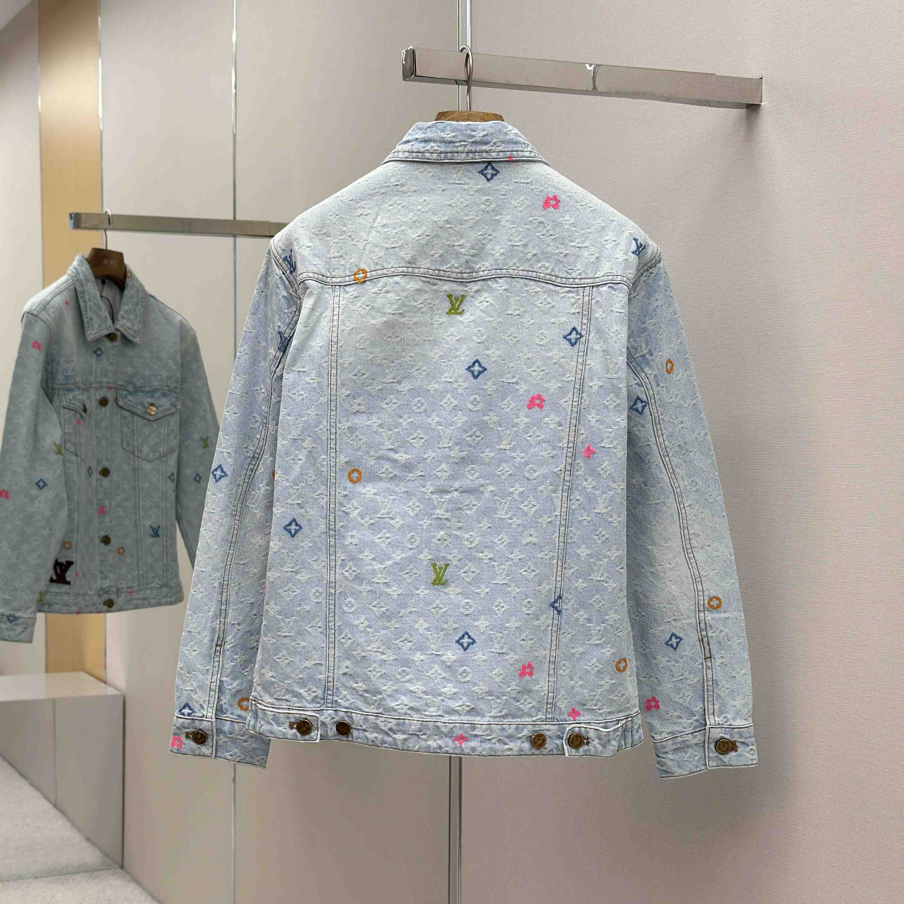 Louis Vuitton Monogram Denim Jacket - FashionPlug