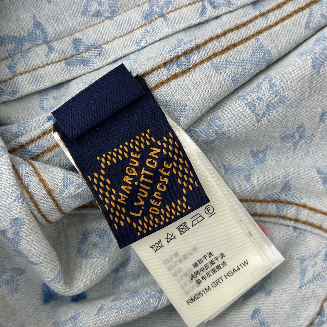 Louis Vuitton Monogram Denim Jacket - FashionPlug