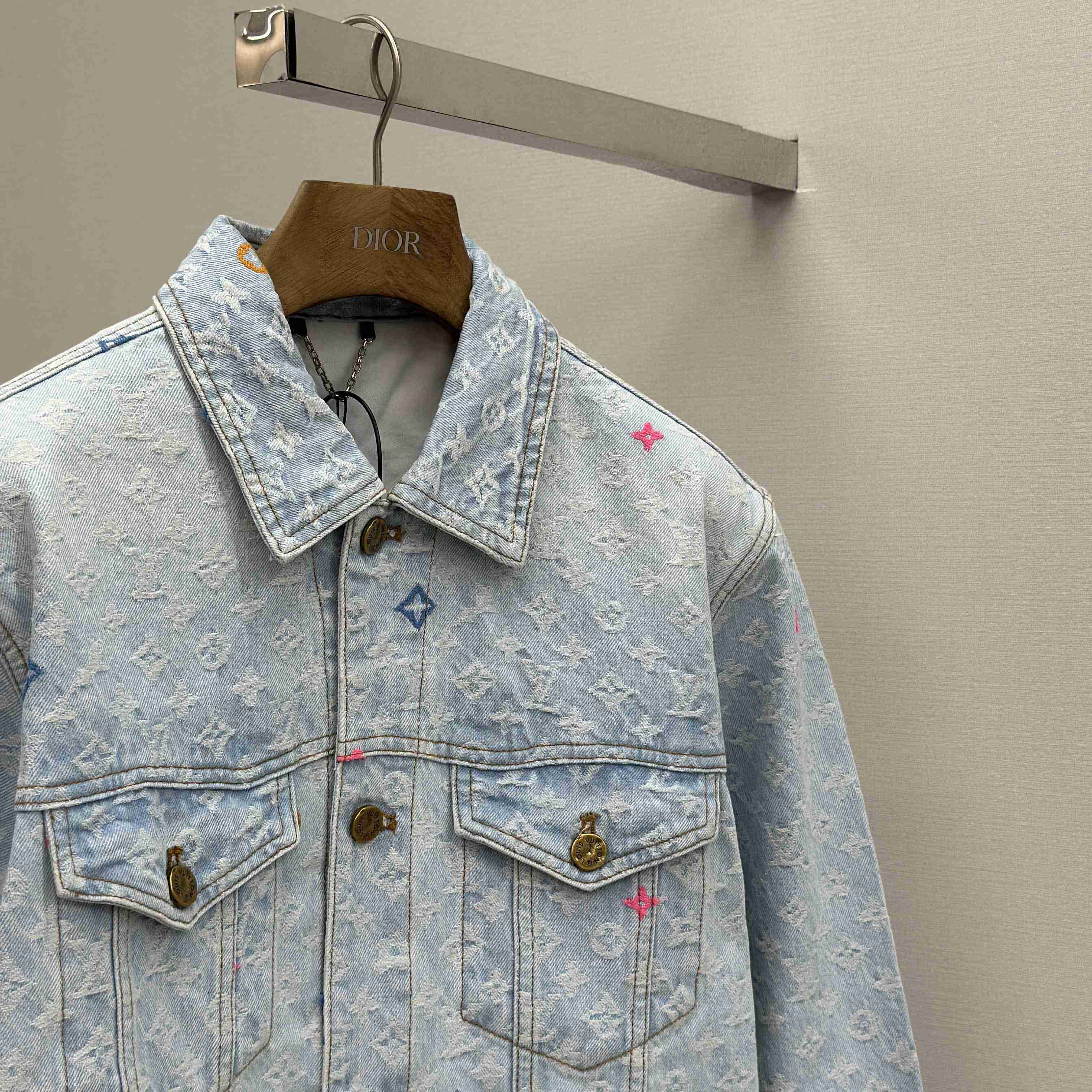 Louis Vuitton Monogram Denim Jacket - FashionPlug