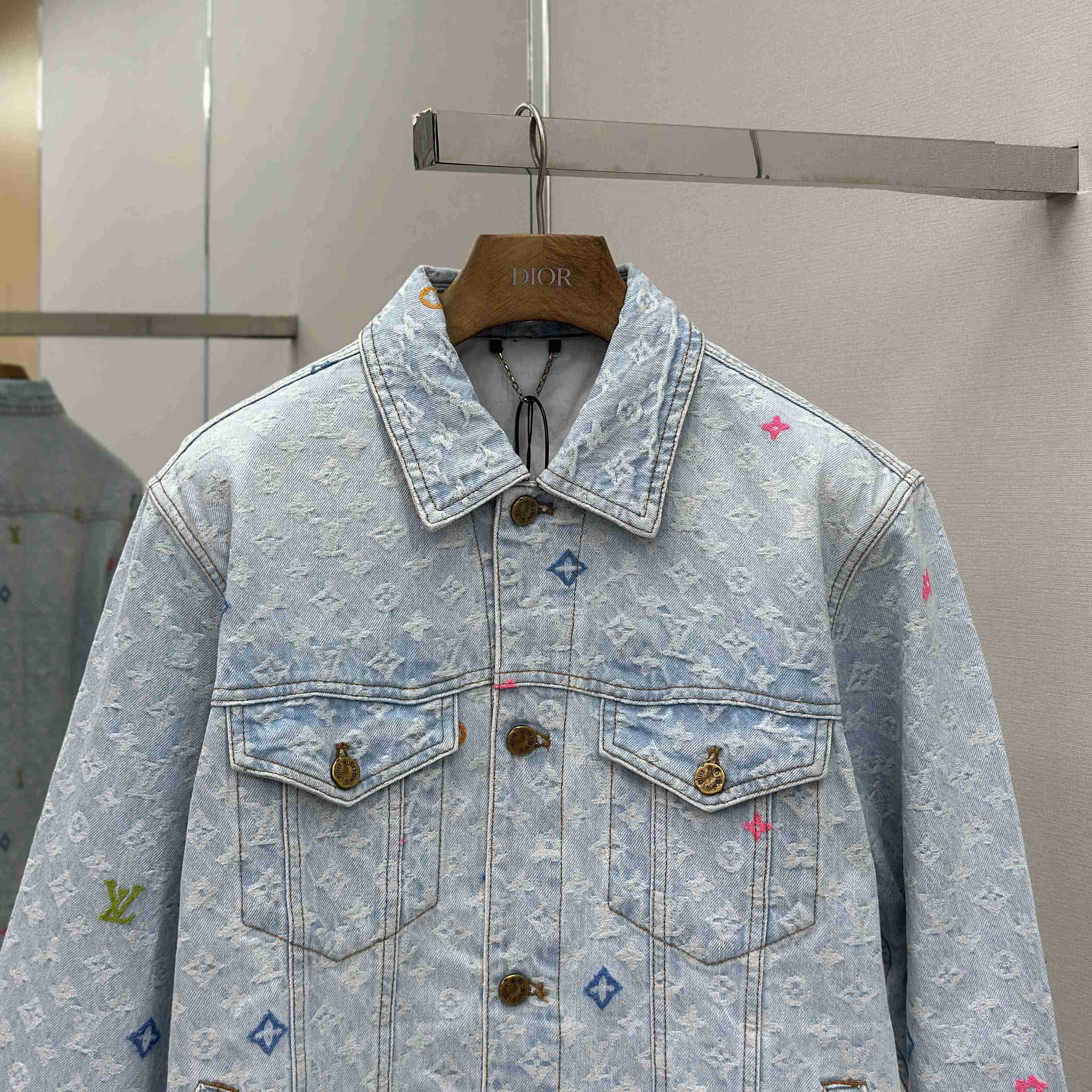 Louis Vuitton Monogram Denim Jacket - FashionPlug