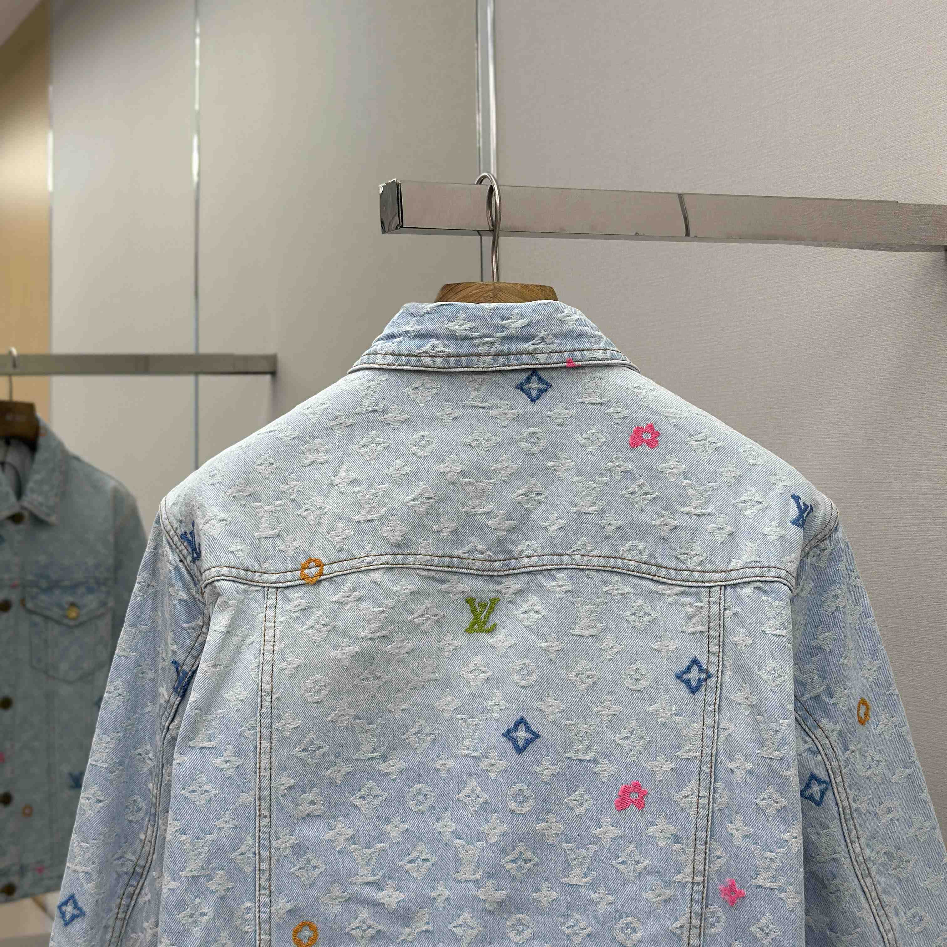 Louis Vuitton Monogram Denim Jacket - FashionPlug