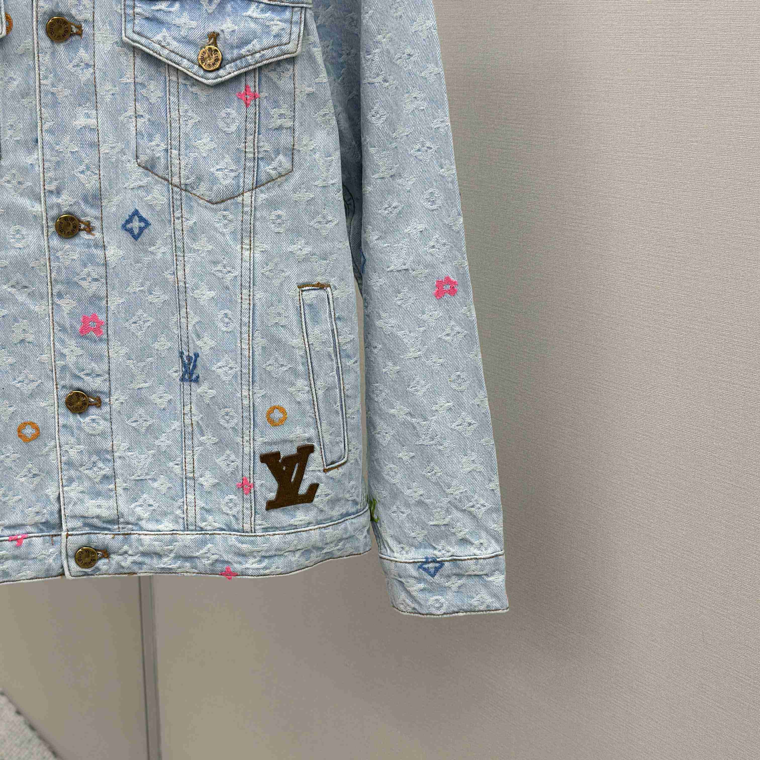 Louis Vuitton Monogram Denim Jacket - FashionPlug