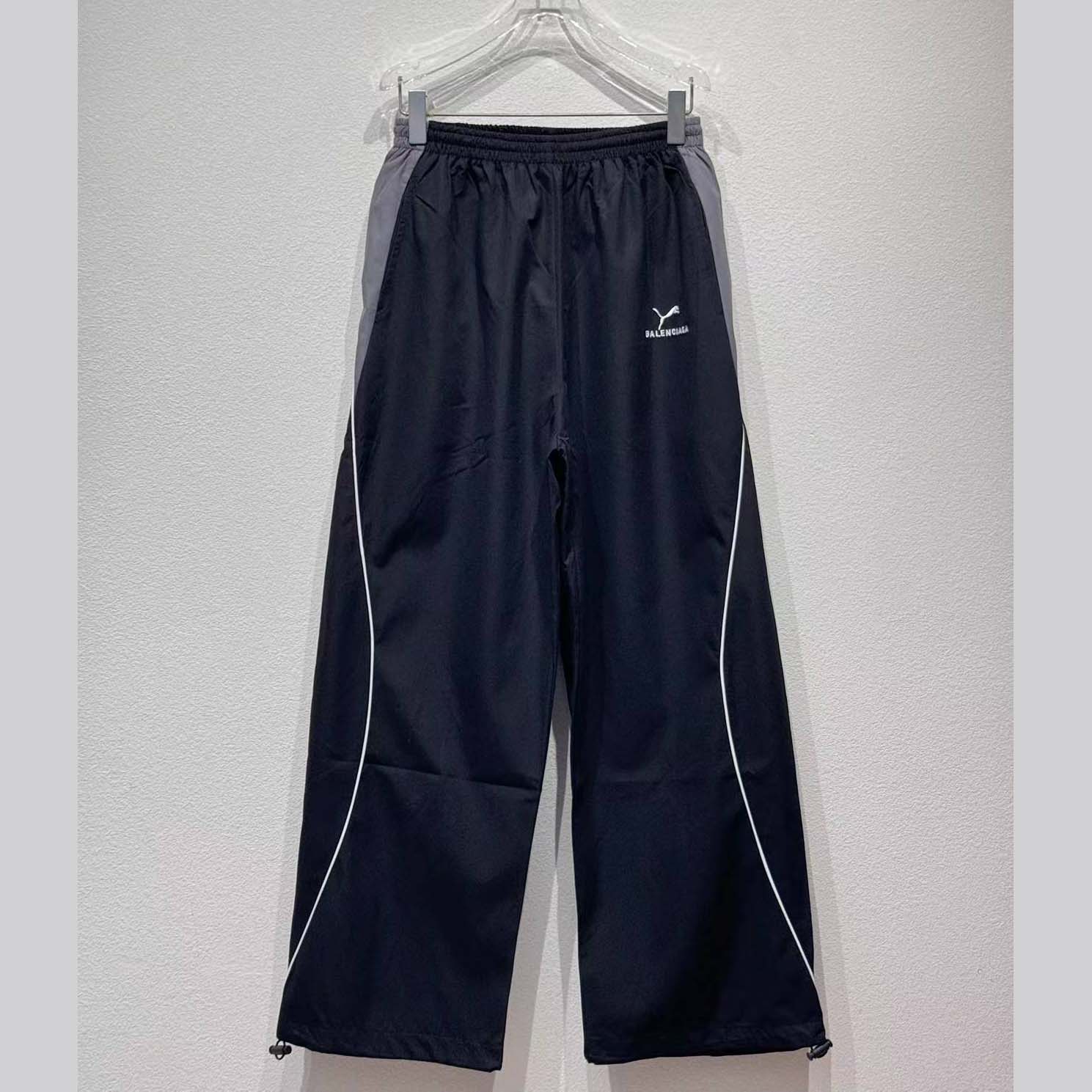 Balenciaga I PUMA Tracksuit Pants In Elephant Grey - FashionPlug