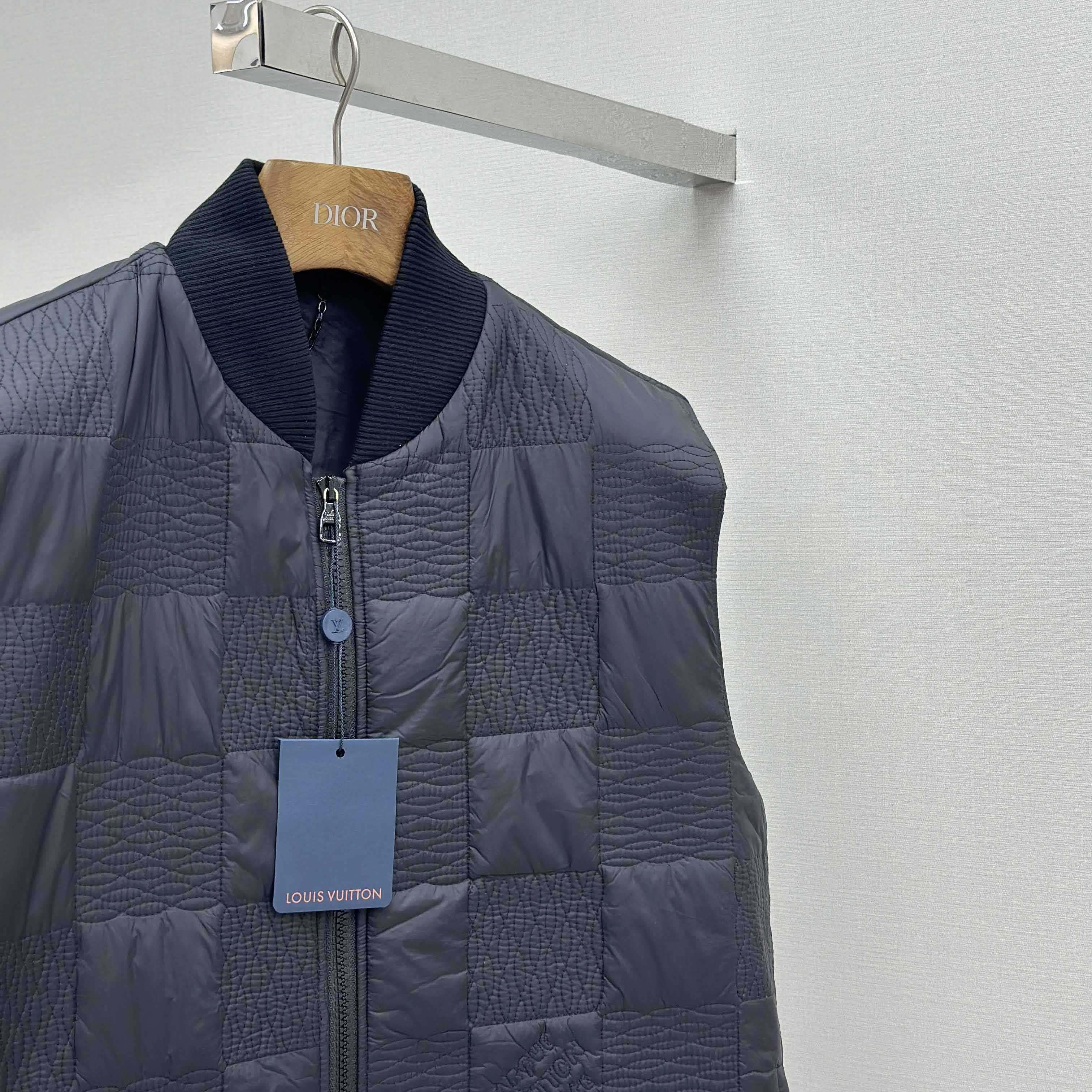 Louis Vuitton Damier Quilted Nylon Gilet - FashionPlug
