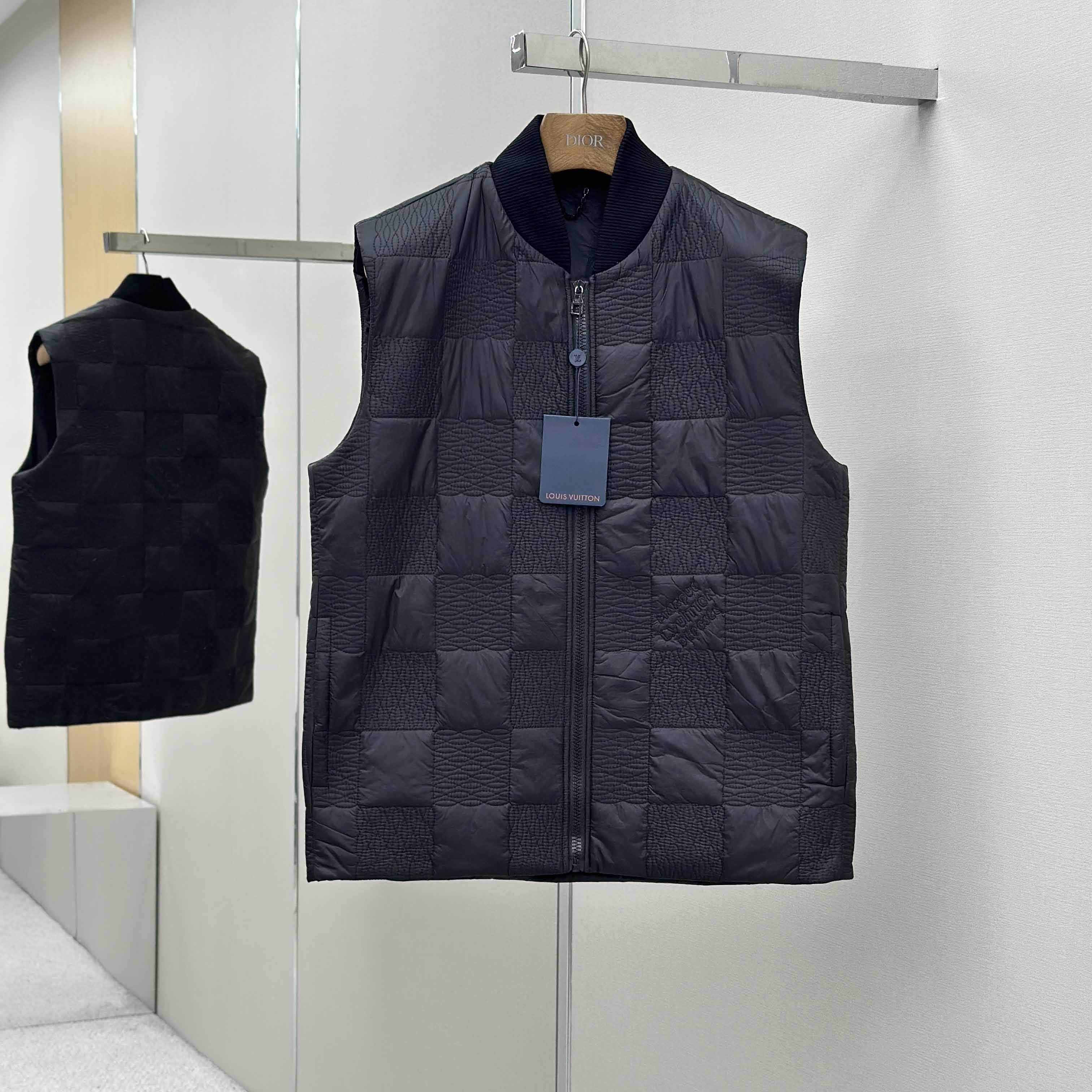 Louis Vuitton Damier Quilted Nylon Gilet - FashionPlug