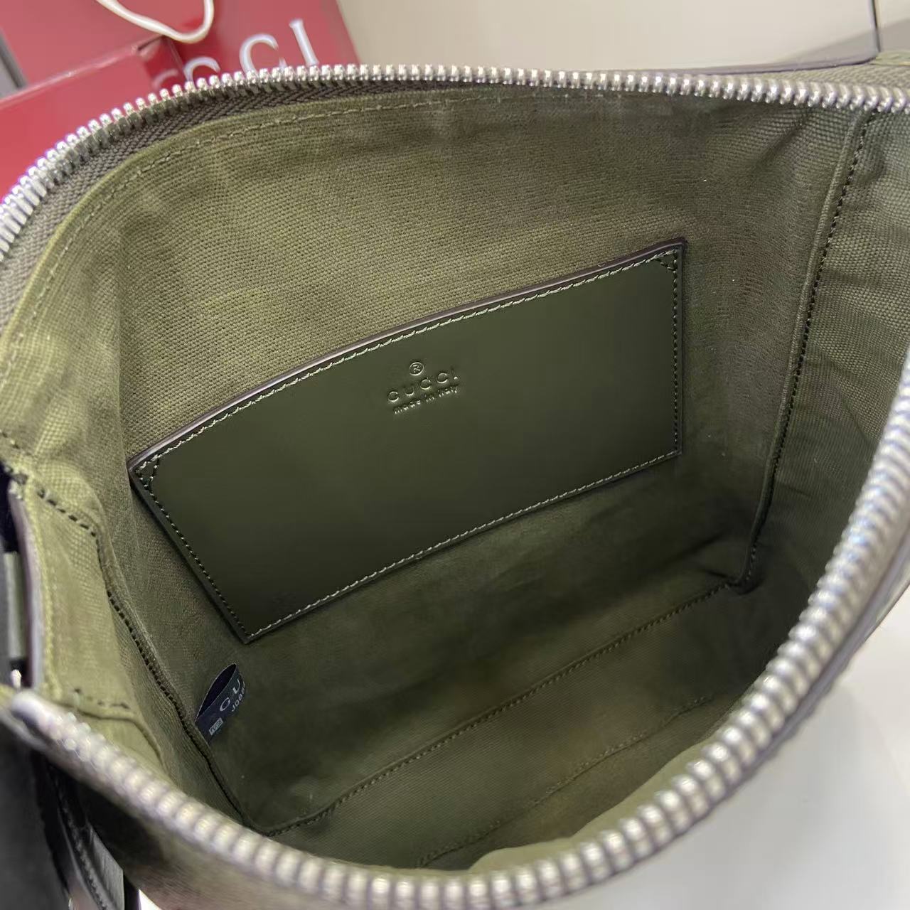 Gucci GG Monogram Small Messenger Bag - FashionPlug
