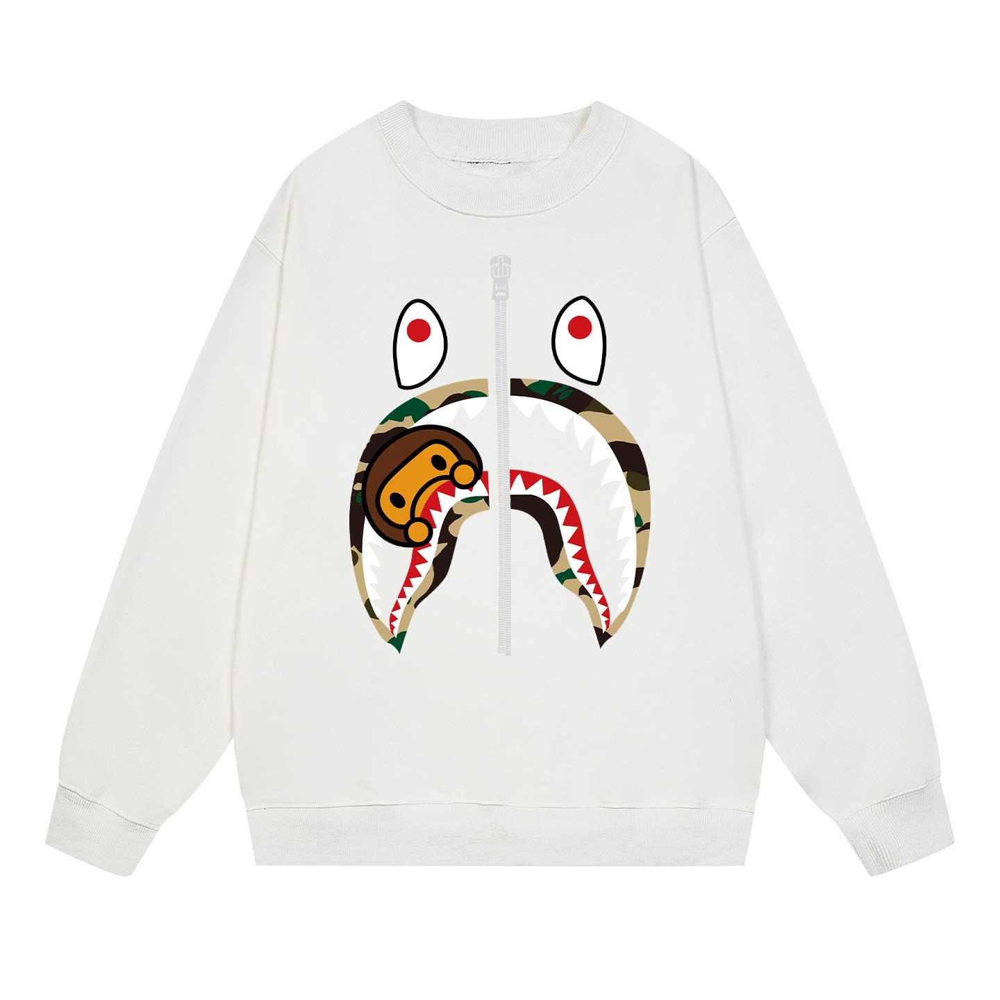 Bape ABC Camo Shark L/S Tee - FashionPlug