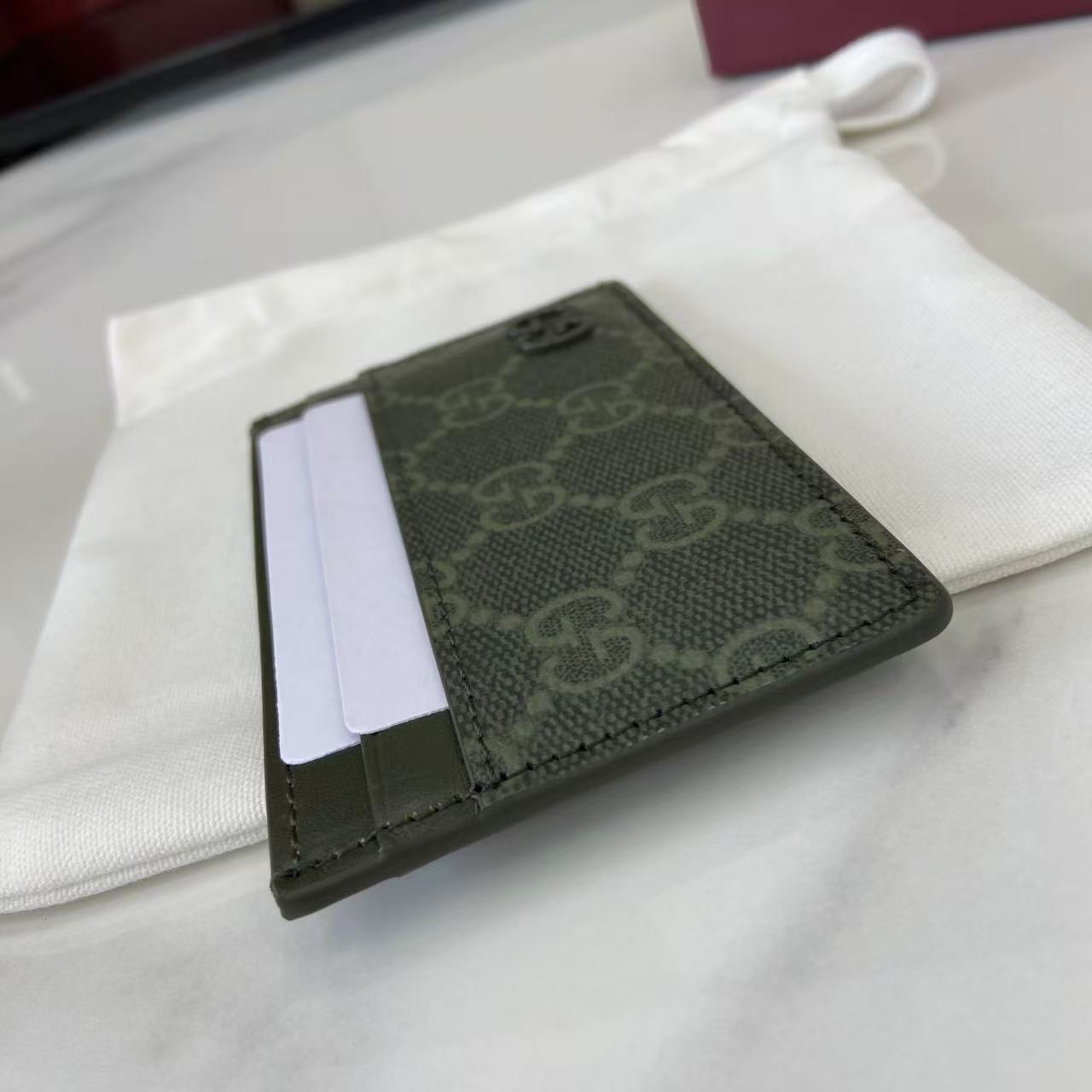 Gucci GG Monogram Long Card Case - FashionPlug