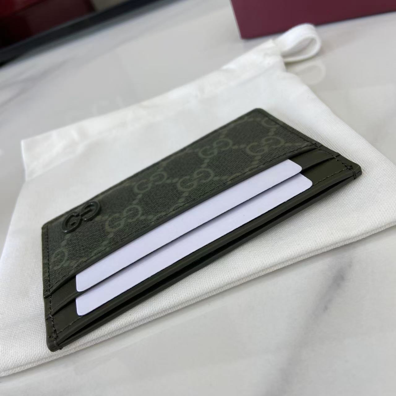 Gucci GG Monogram Long Card Case - FashionPlug