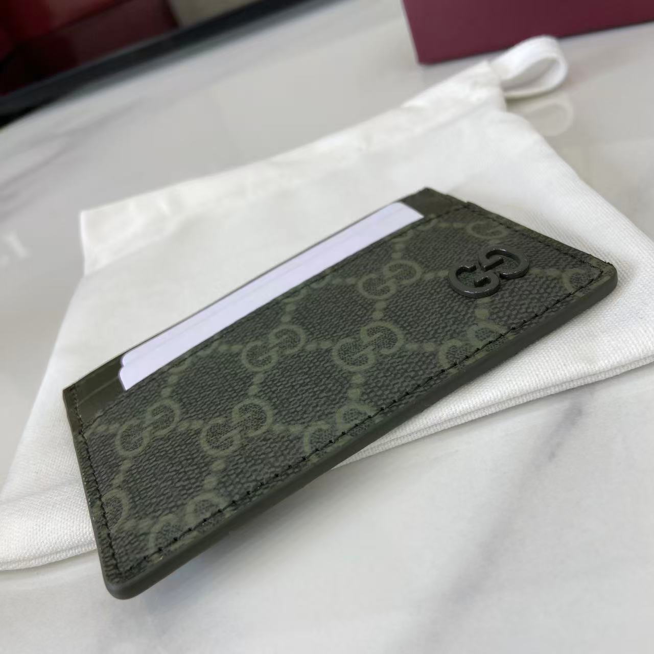 Gucci GG Monogram Long Card Case - FashionPlug