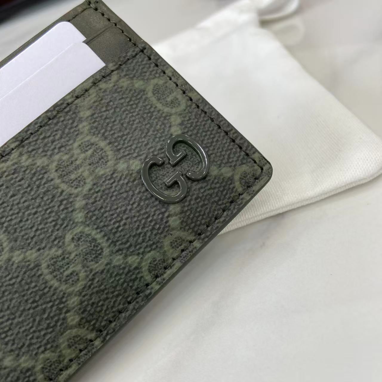 Gucci GG Monogram Long Card Case - FashionPlug