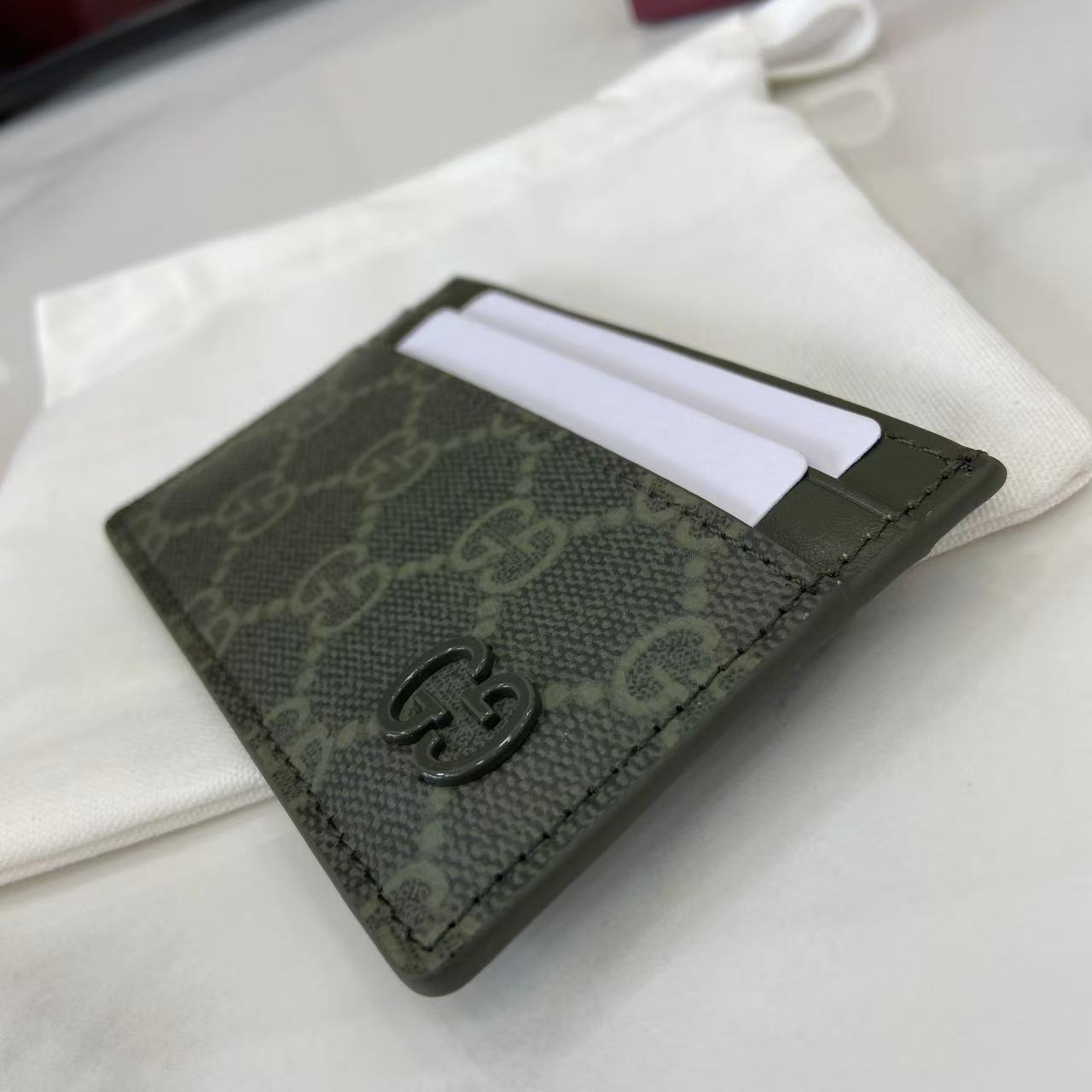 Gucci GG Monogram Long Card Case - FashionPlug