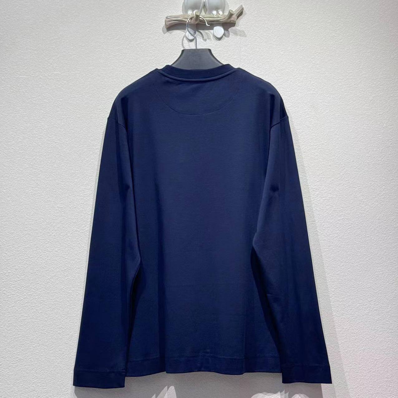 Fendi Blue Cotton T-shirt - FashionPlug