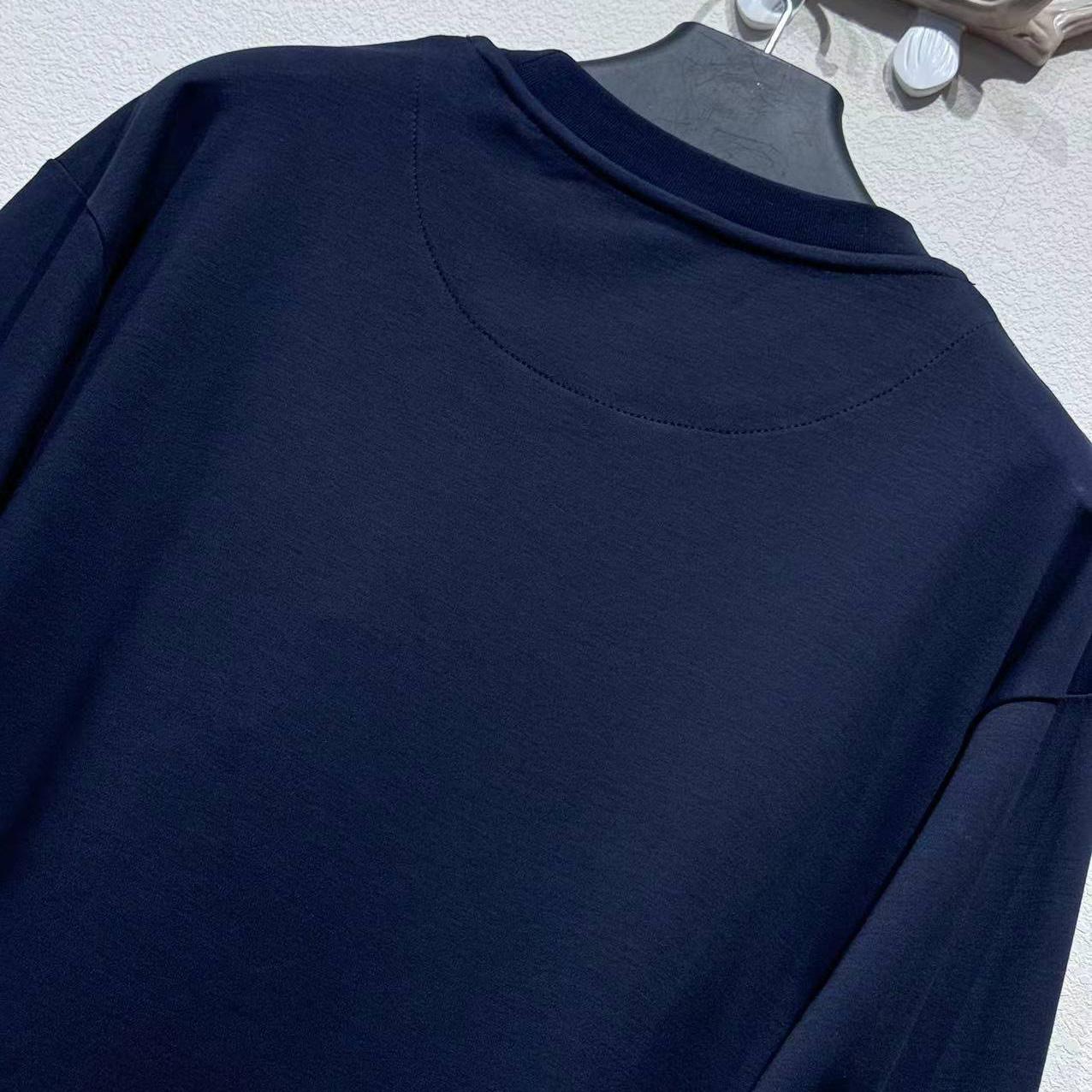 Fendi Blue Cotton T-shirt - FashionPlug