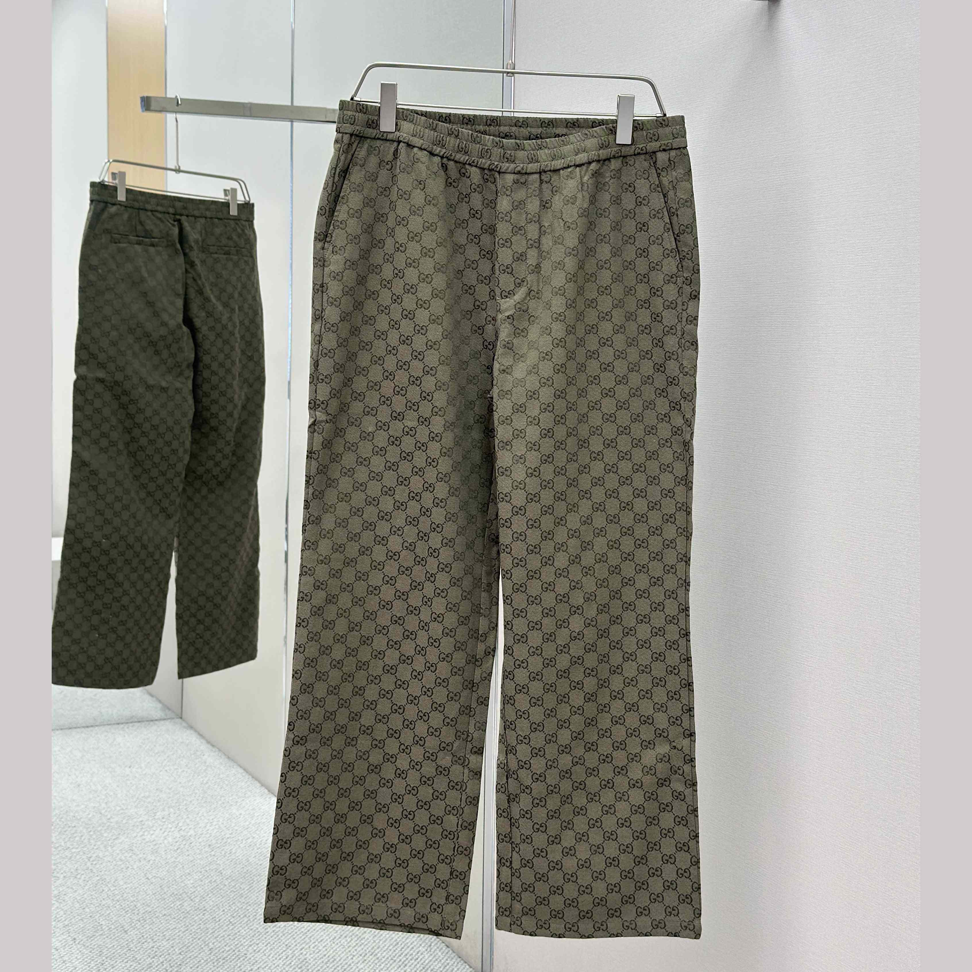 Gucci Black Cotton Pants - FashionPlug