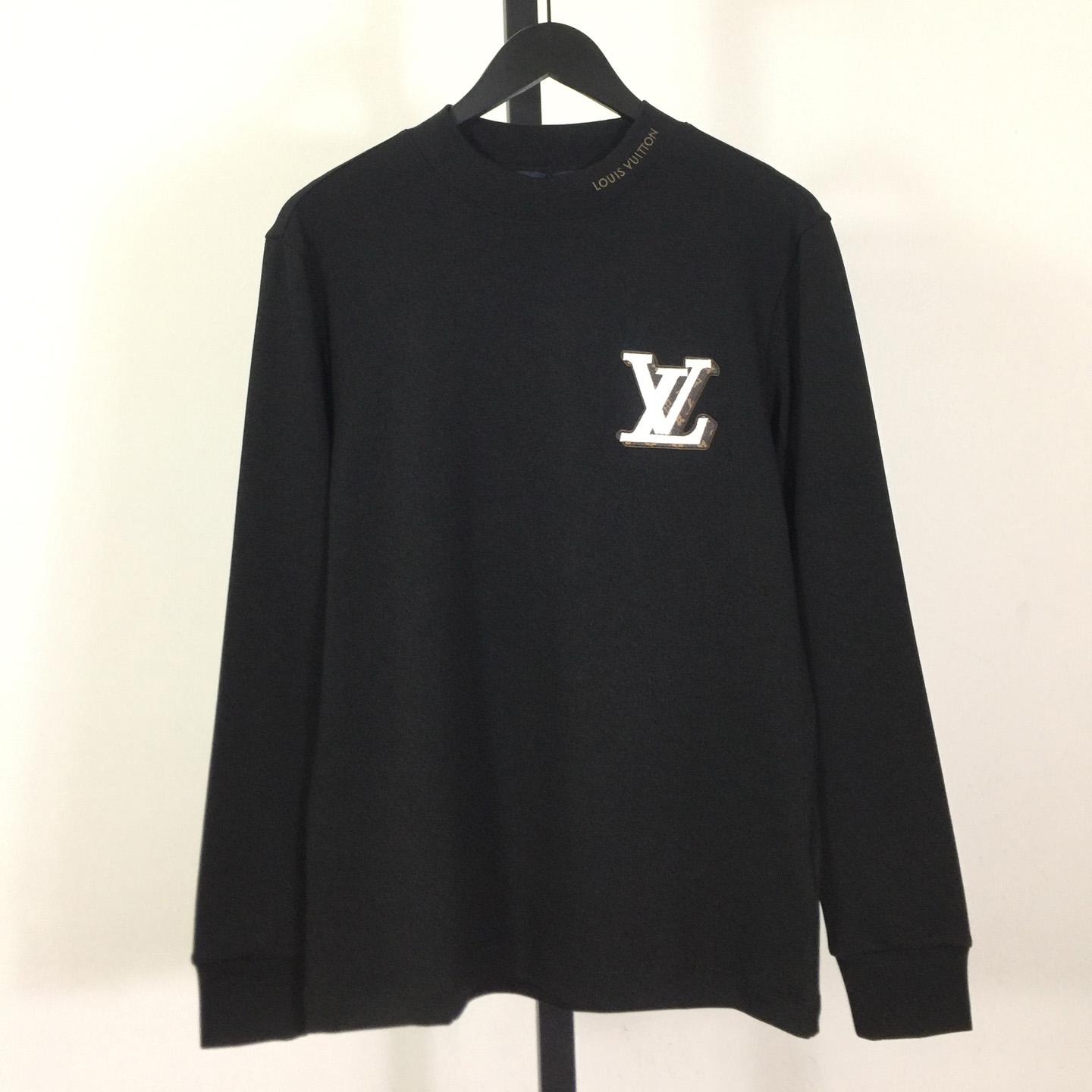 Louis Vuitton Embossed LV Long-Sleeved T-Shirt - FashionPlug