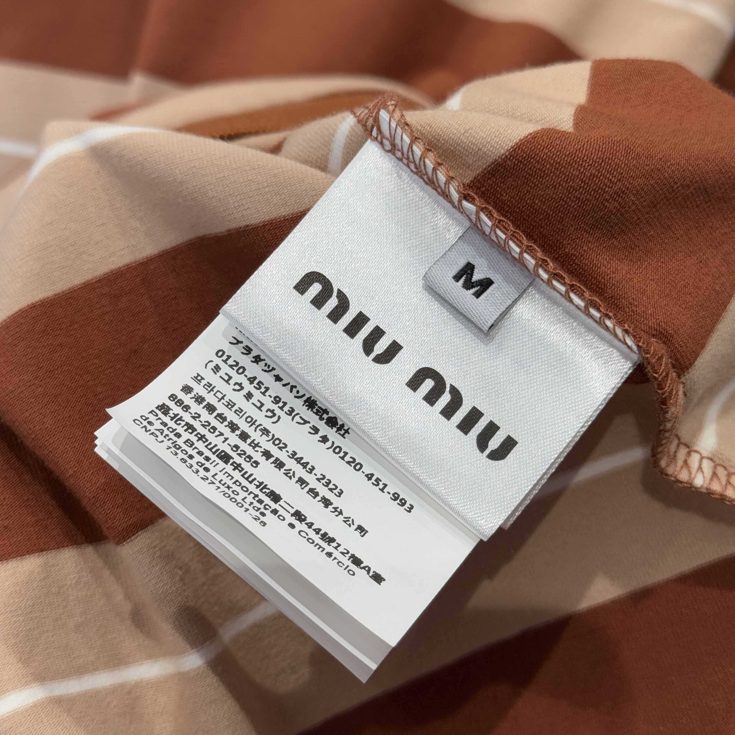 Miu Miu Cotton Knit Polo Shirt - FashionPlug