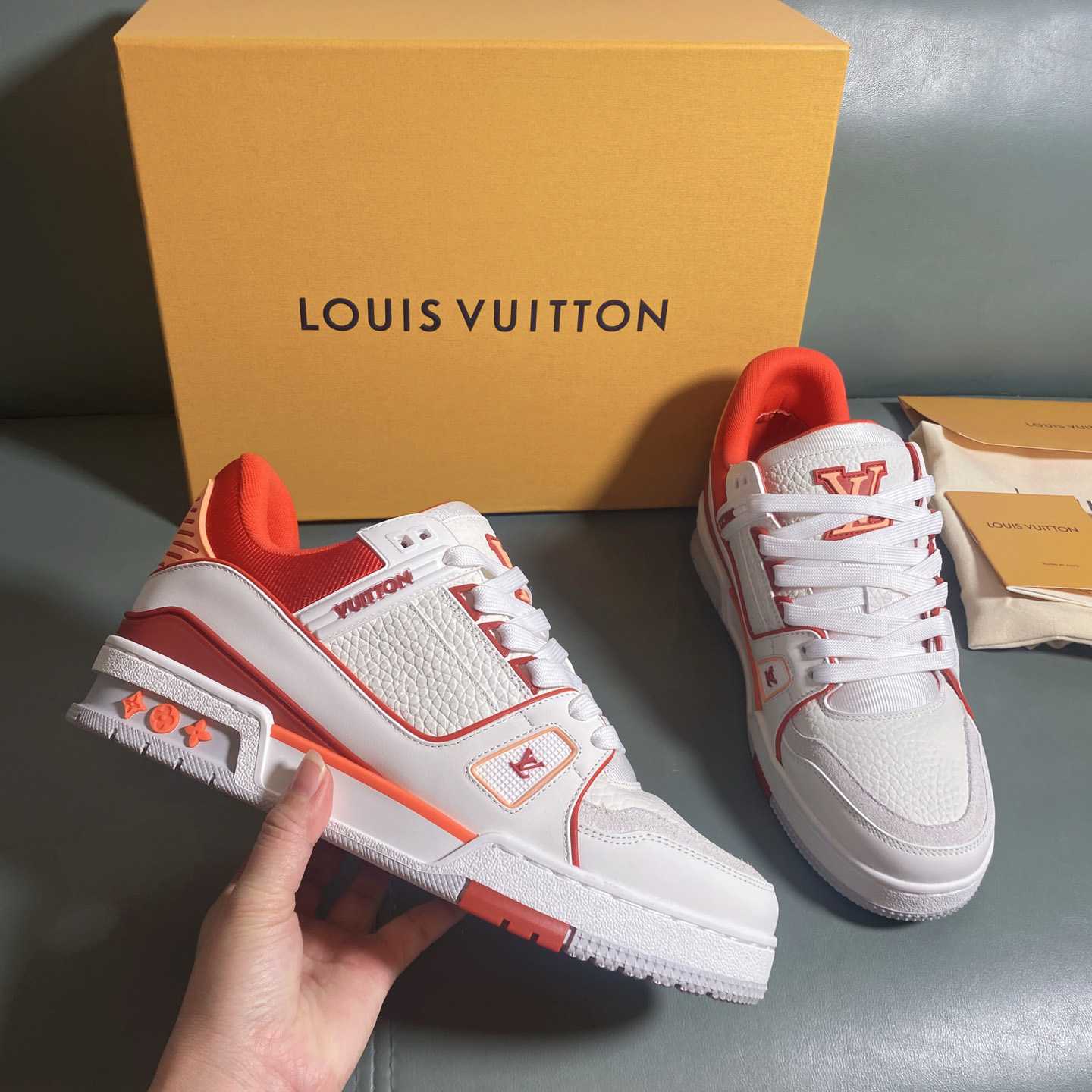 Louis Vuitton LV Trainer Sneaker      1AIIZM - FashionPlug