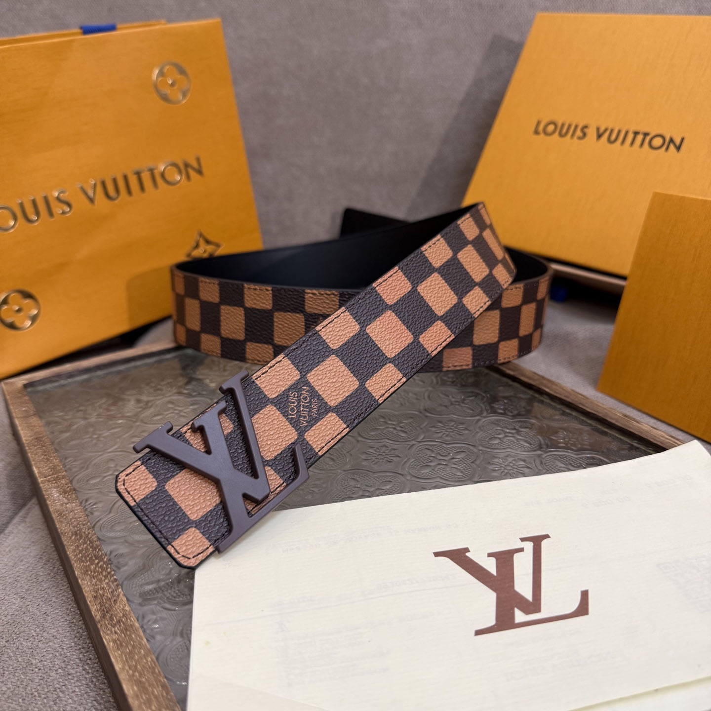 Louis Vuitton 40mm Reversible Belt  - FashionPlug