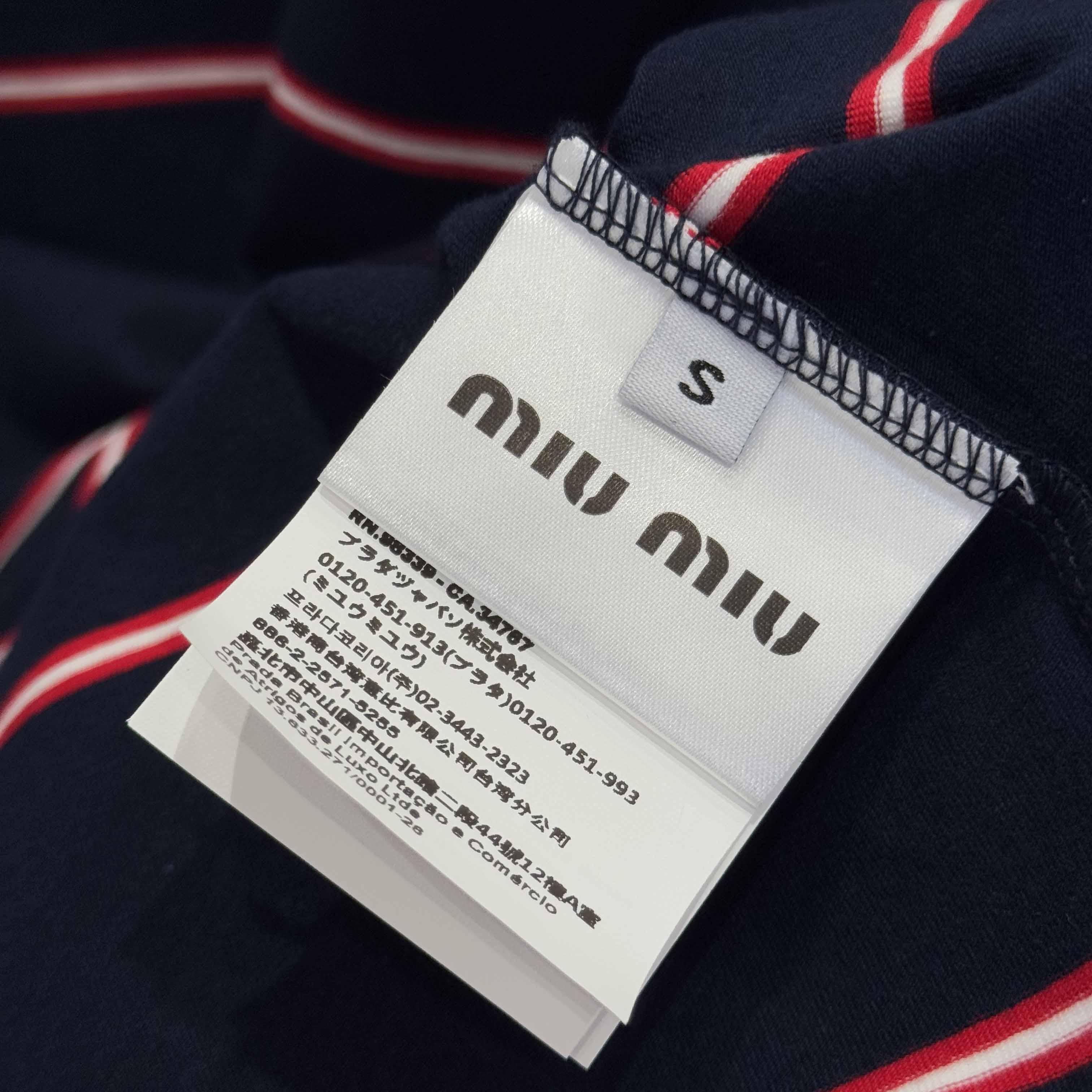 Miu Miu Cotton Polo Shirt - FashionPlug