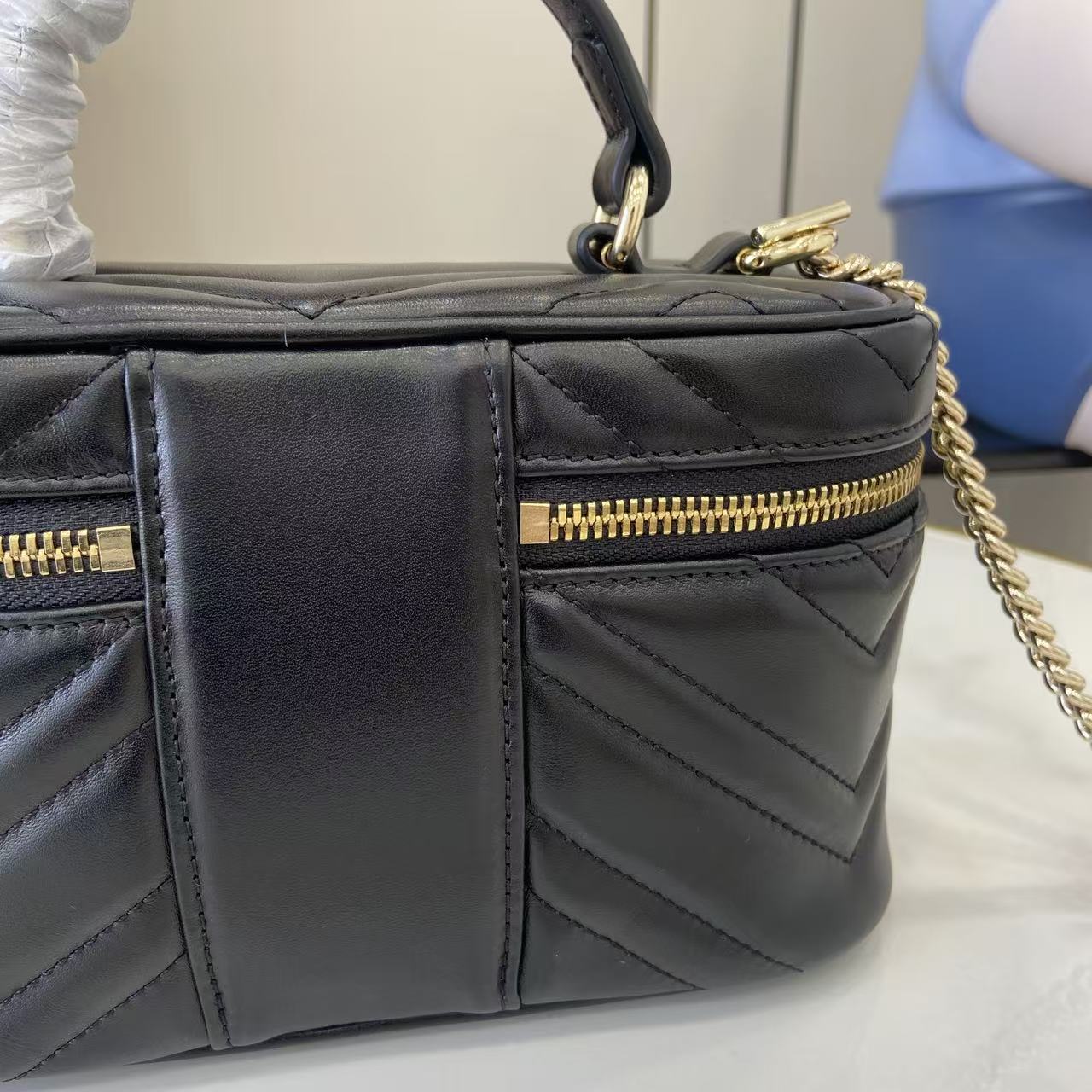 Gucci GG Marmont Mini Vanity Bag - FashionPlug