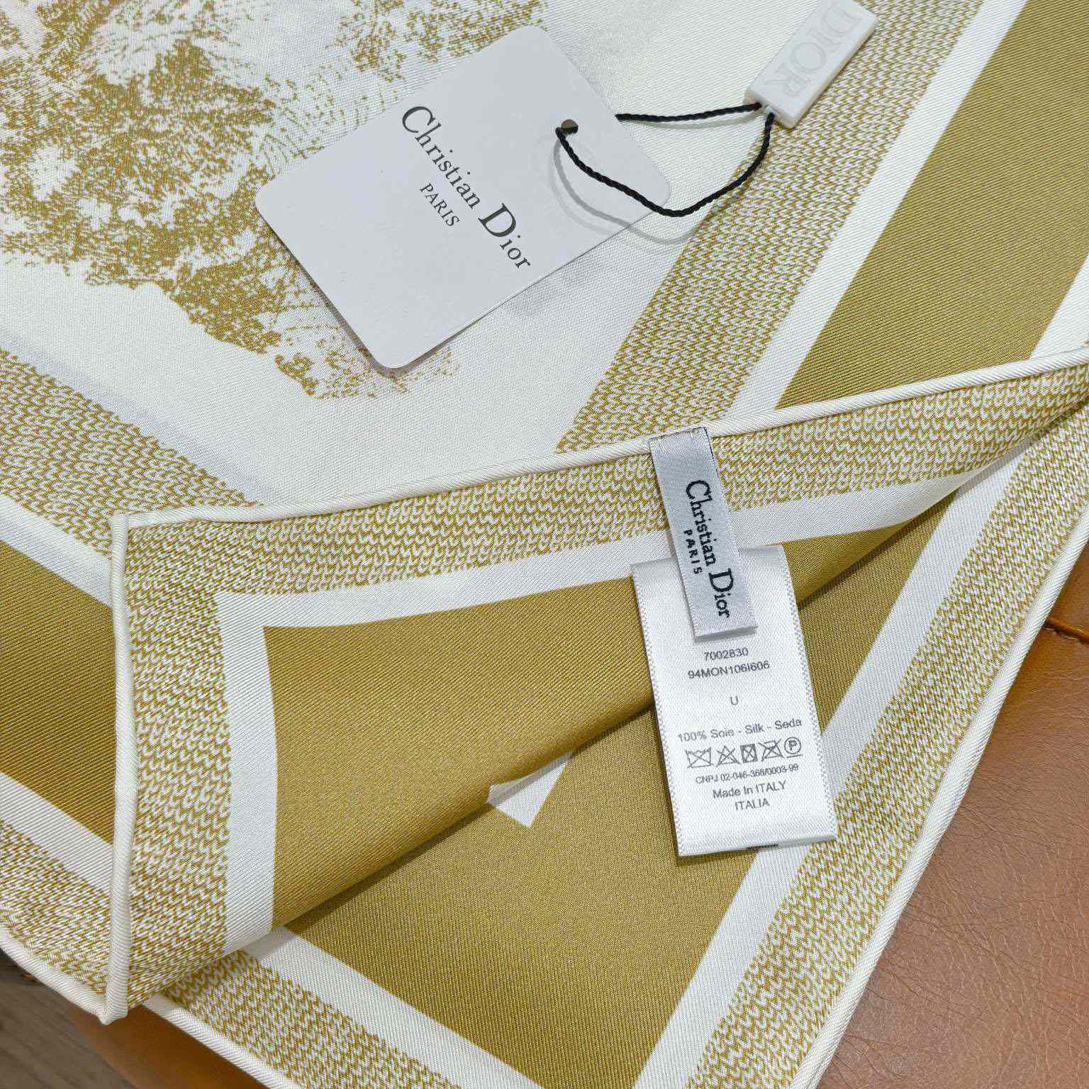 Dior Toile de Jouy Sauvage 90 Square Scarf  - FashionPlug