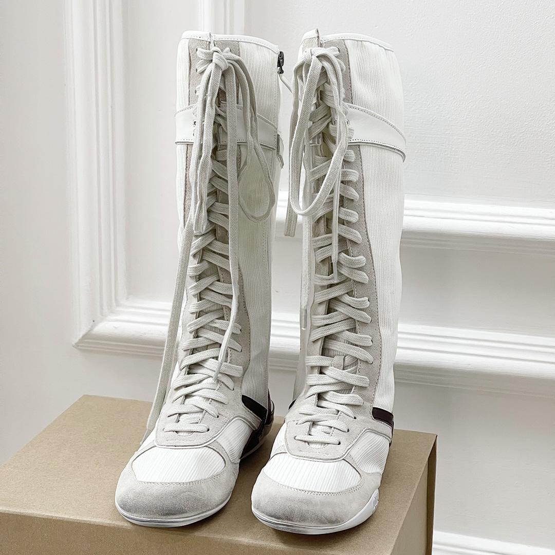 Miu Miu Panelled Boots - FashionPlug
