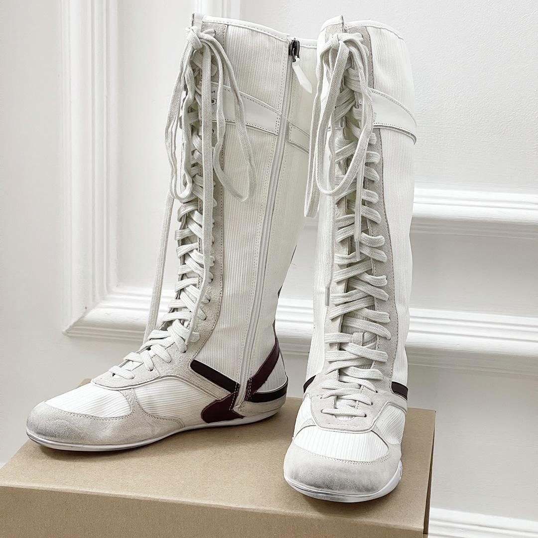 Miu Miu Panelled Boots - FashionPlug
