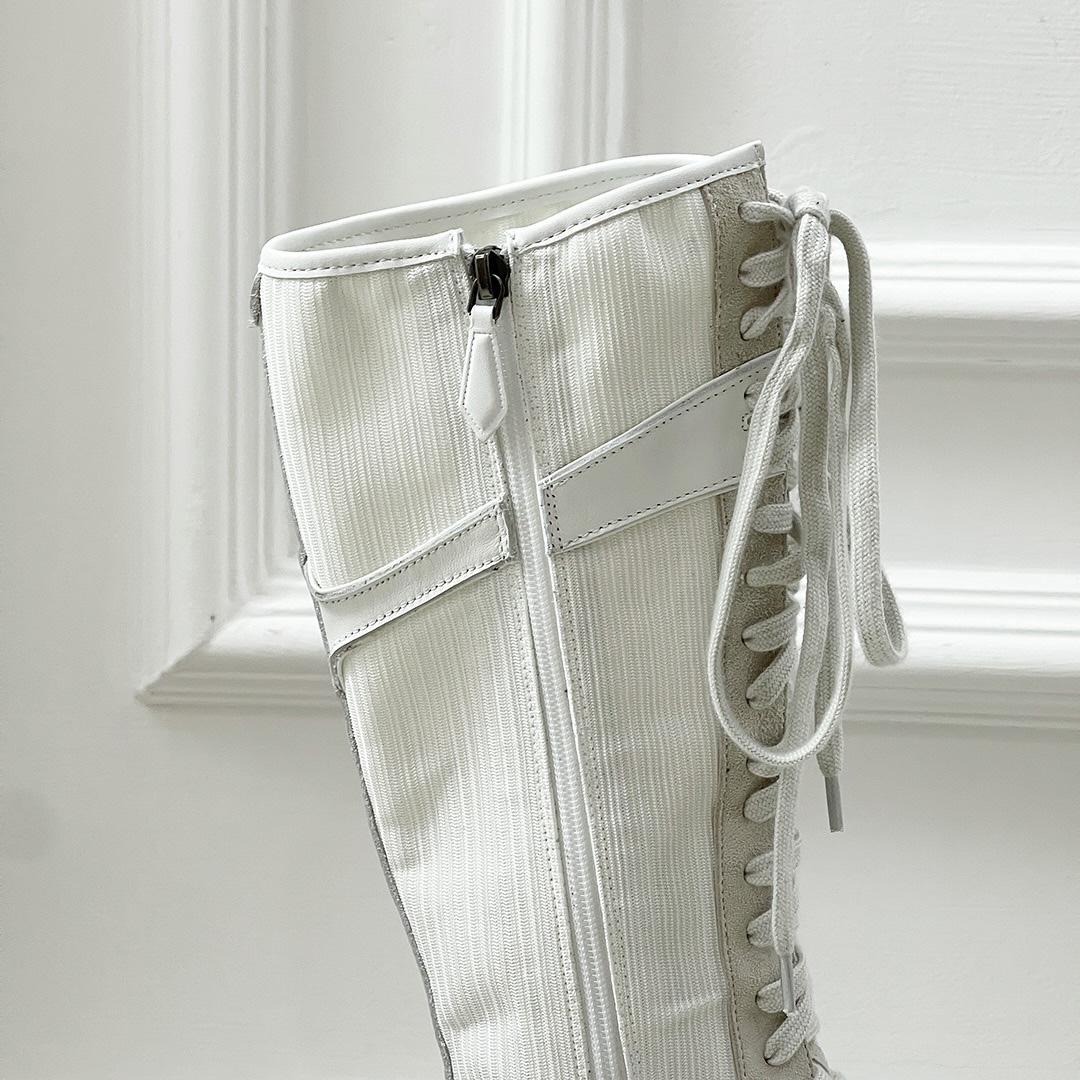 Miu Miu Panelled Boots - FashionPlug