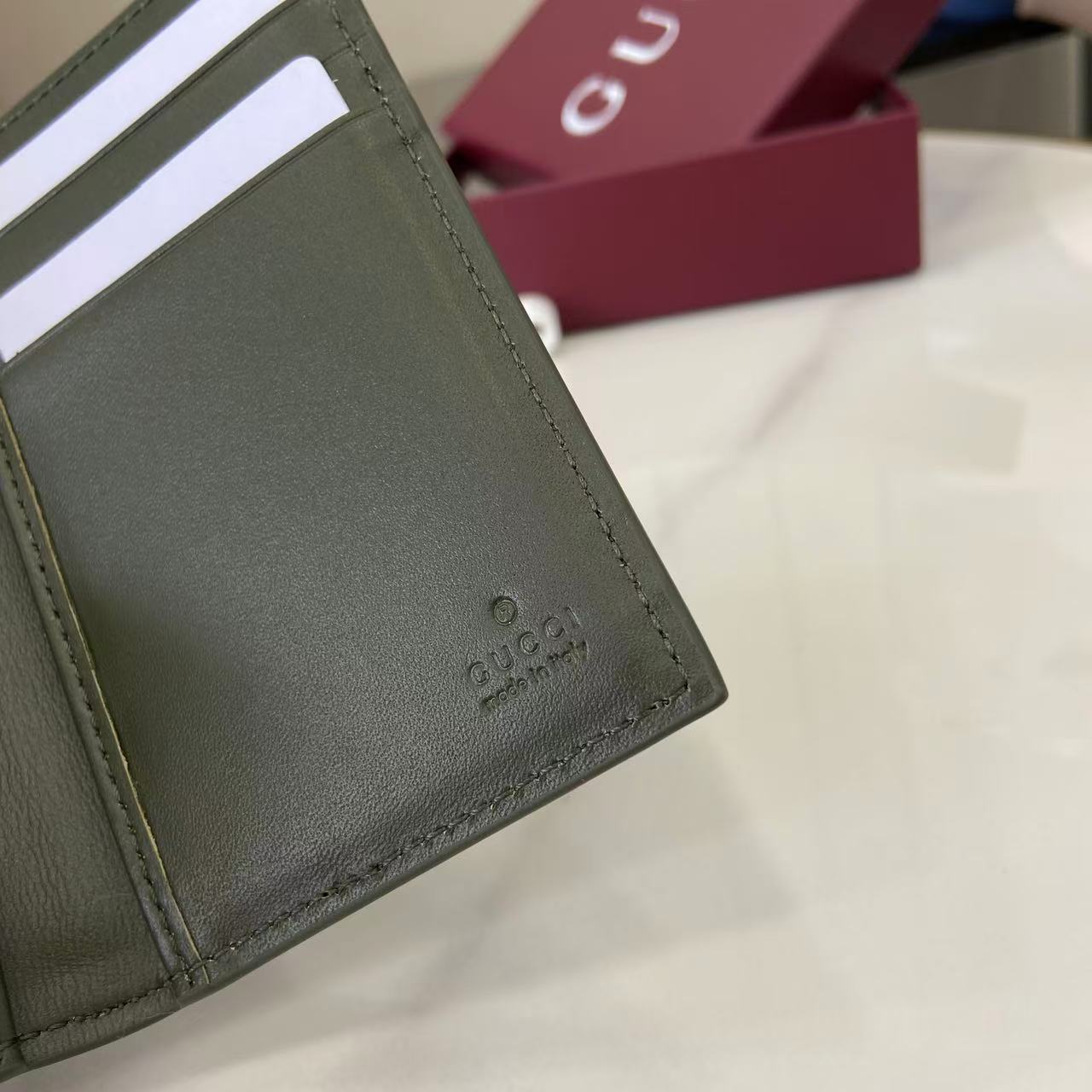 Gucci GG Monogram Long Card Case - FashionPlug