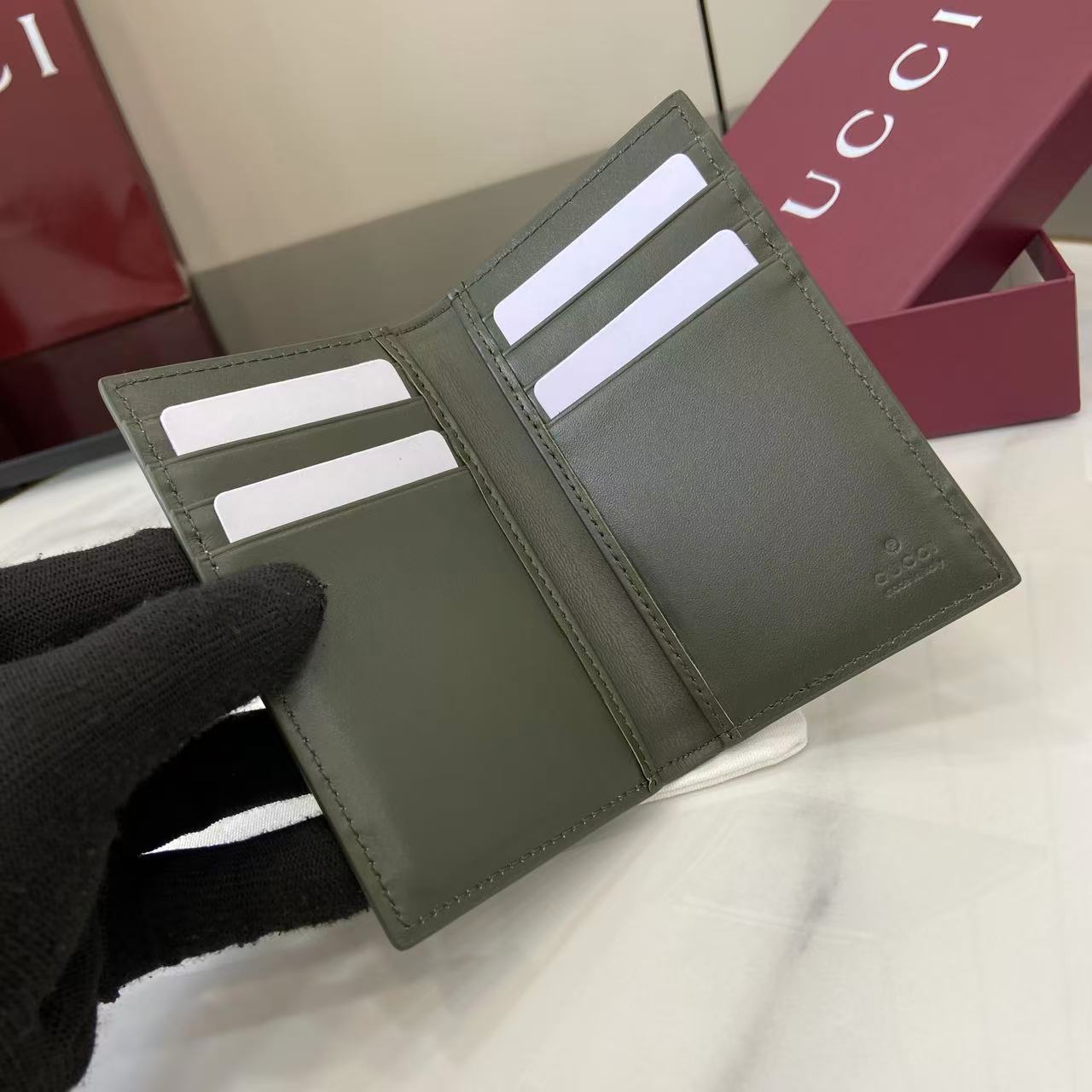 Gucci GG Monogram Long Card Case - FashionPlug