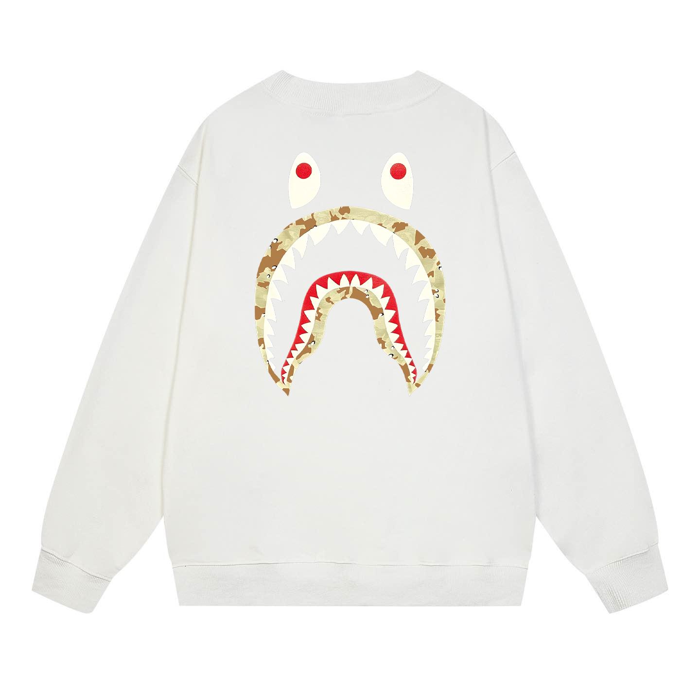 Bape x Stussy Collaboration Crew  - FashionPlug