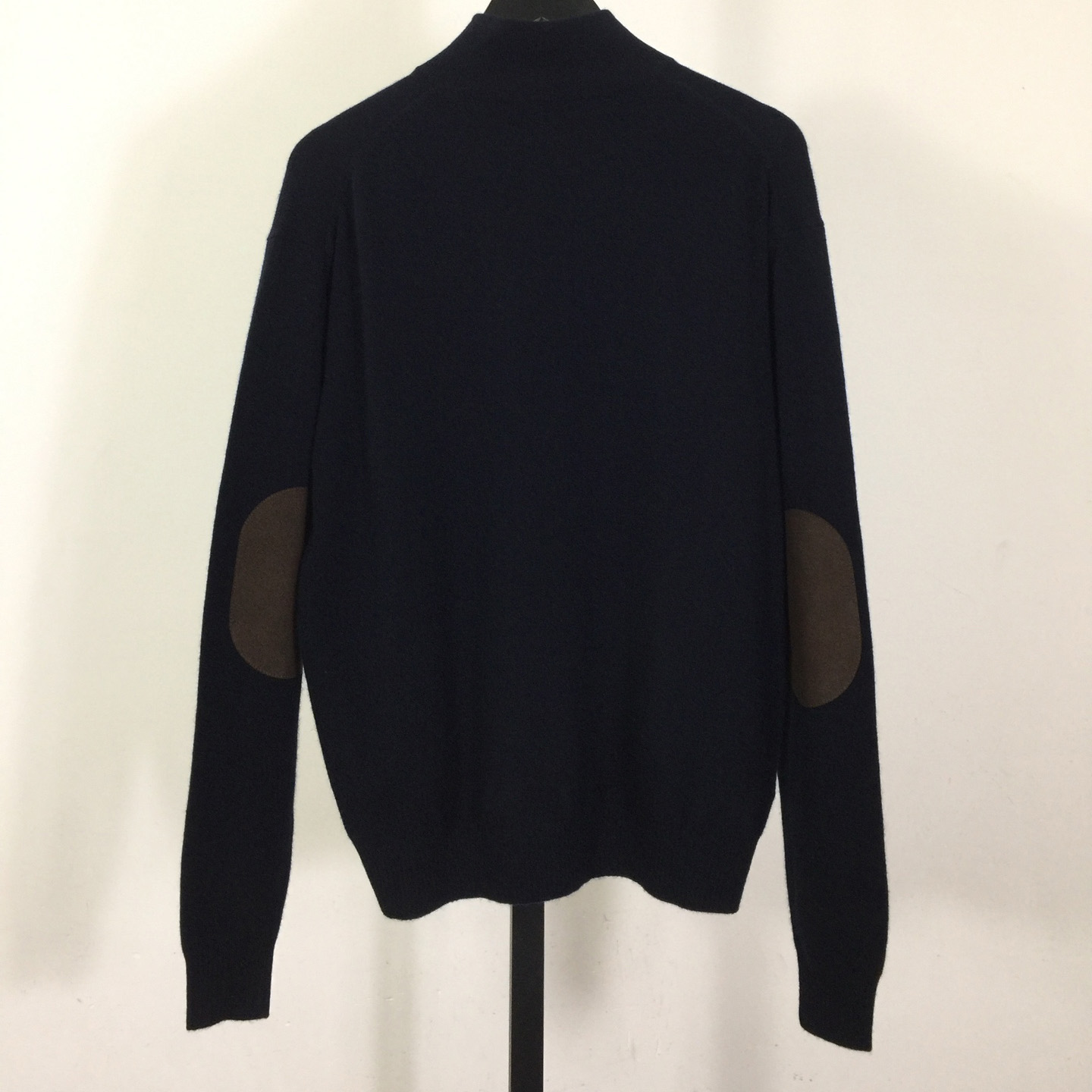 Miu Miu Cashmere And Leather Zipper Sweater - FashionPlug