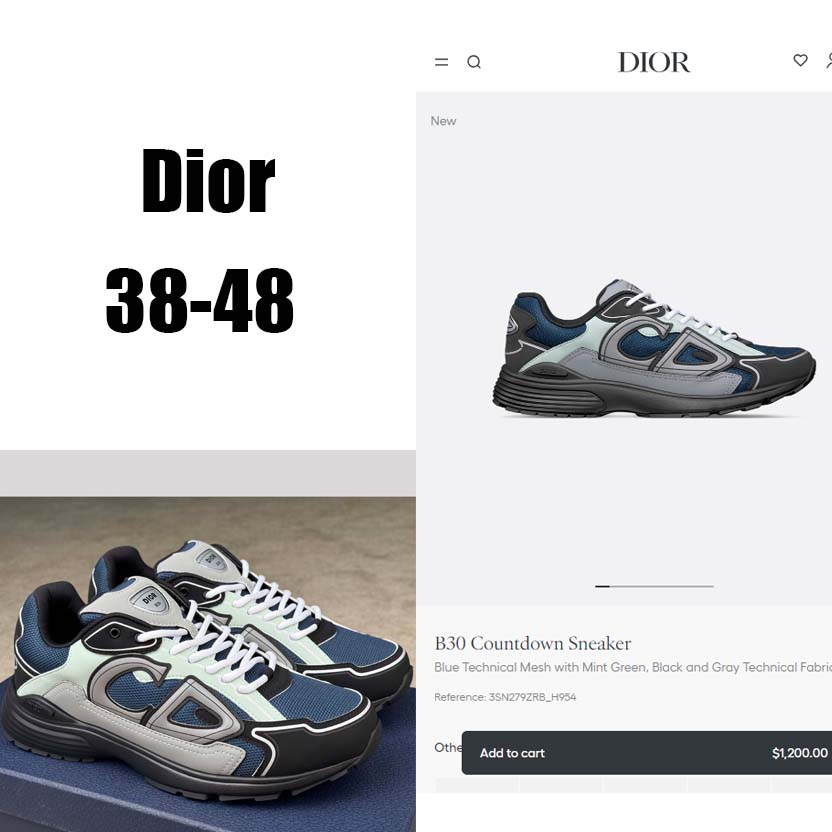 Dior B30 Countdown Sneaker      - FashionPlug