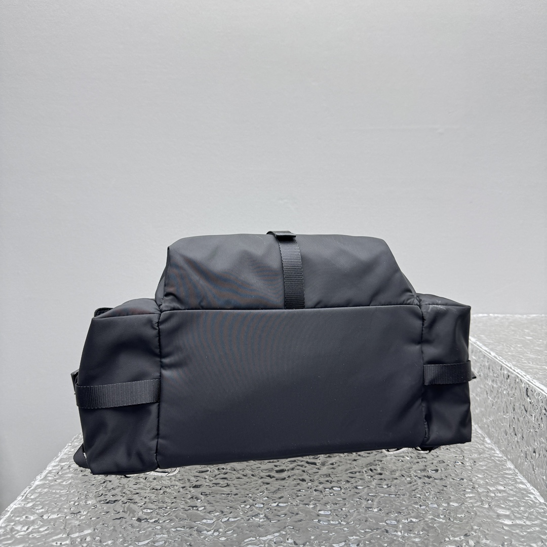 Prada Explore Re-Nylon And Leather Backpack - FashionPlug