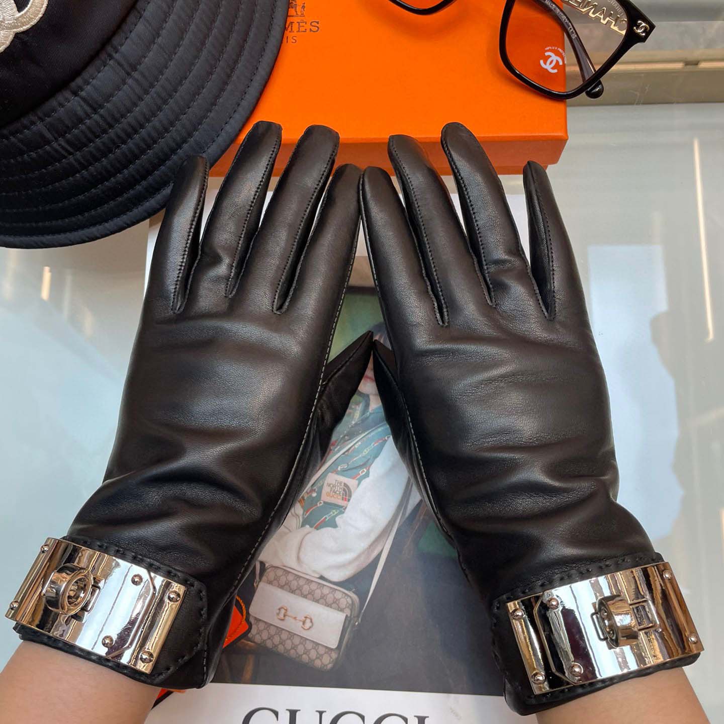 Hermes Women's Gloves  - FashionPlug