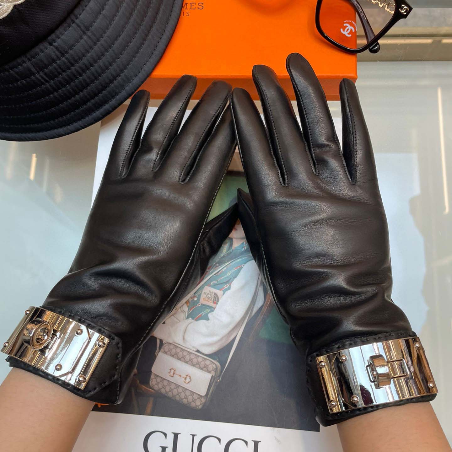 Hermes Women's Gloves  - FashionPlug