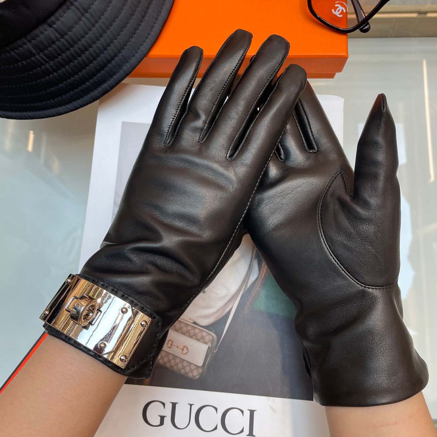 Hermes Women's Gloves  - FashionPlug