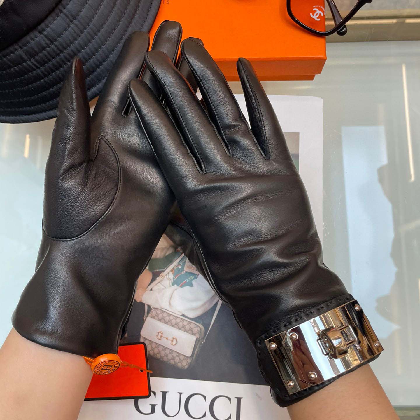Hermes Women's Gloves  - FashionPlug
