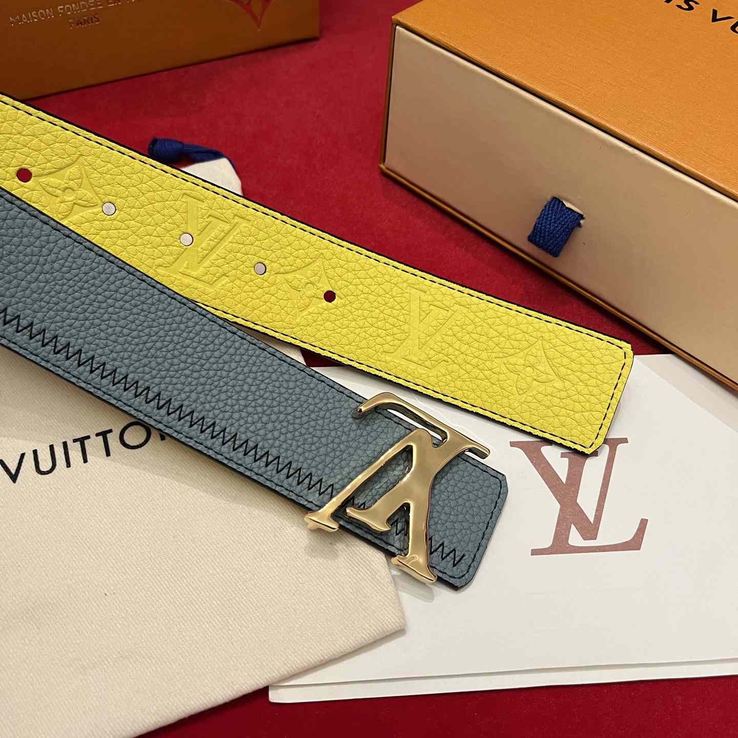 Louis Vuitton 40mm Reversible Belt  - FashionPlug