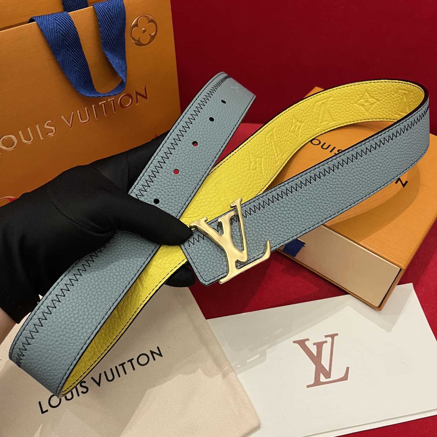 Louis Vuitton 40mm Reversible Belt  - FashionPlug