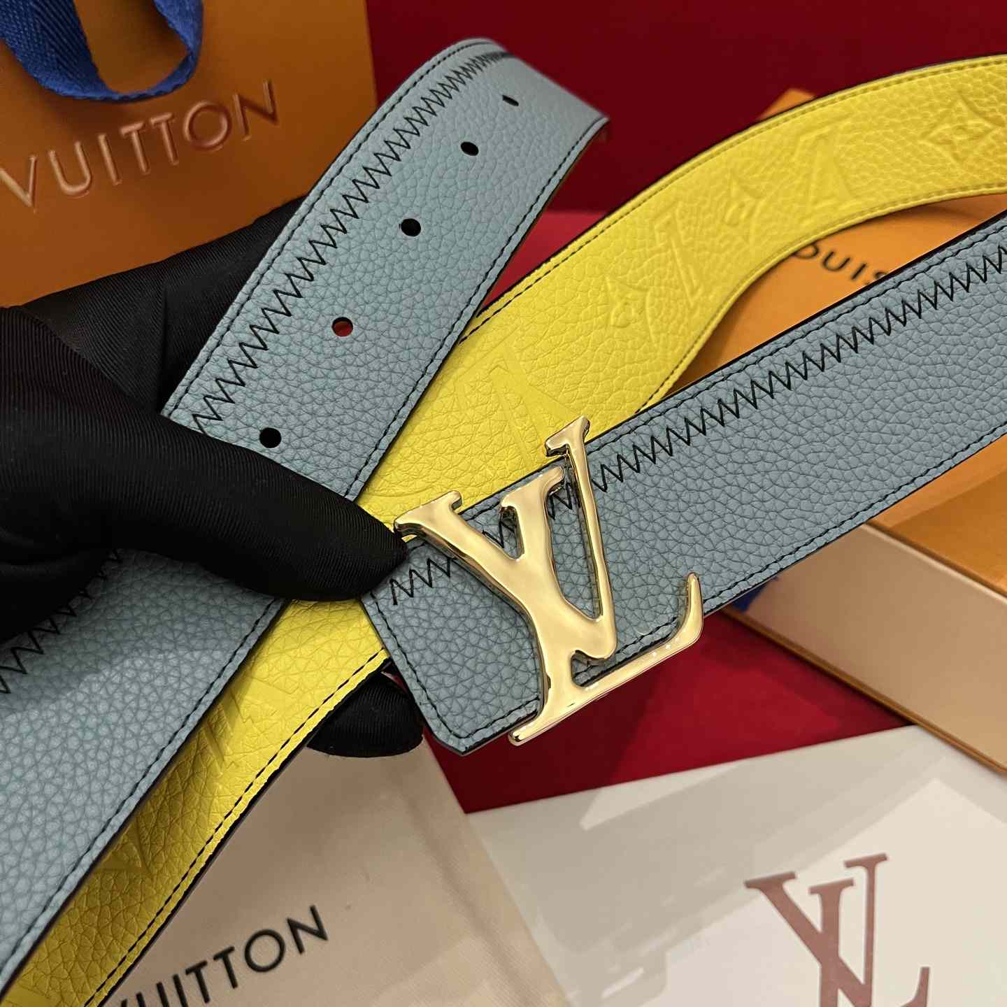 Louis Vuitton 40mm Reversible Belt  - FashionPlug